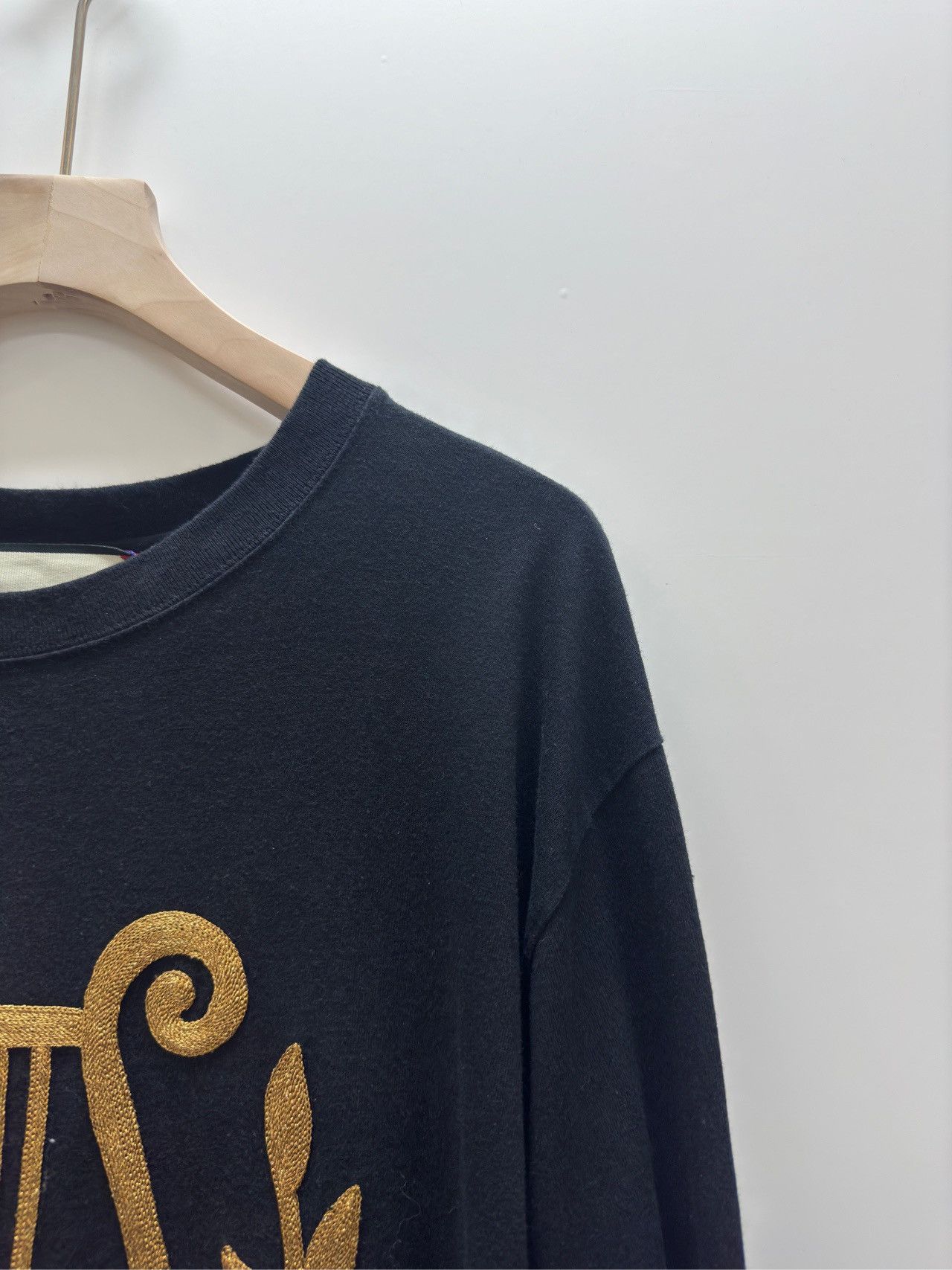 Gucci Gucci Blue Embroidered Pattern Long Sleeve Sweatshirt K26WX Size US S / EU 44-46 / 1 - 3 Thumbnail