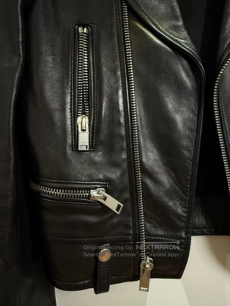 Saint Laurent Paris Saint Laurent Paris Motorcycle Leather Jacket i Size XS / US 0-2 / IT 36-38 - 3 Thumbnail