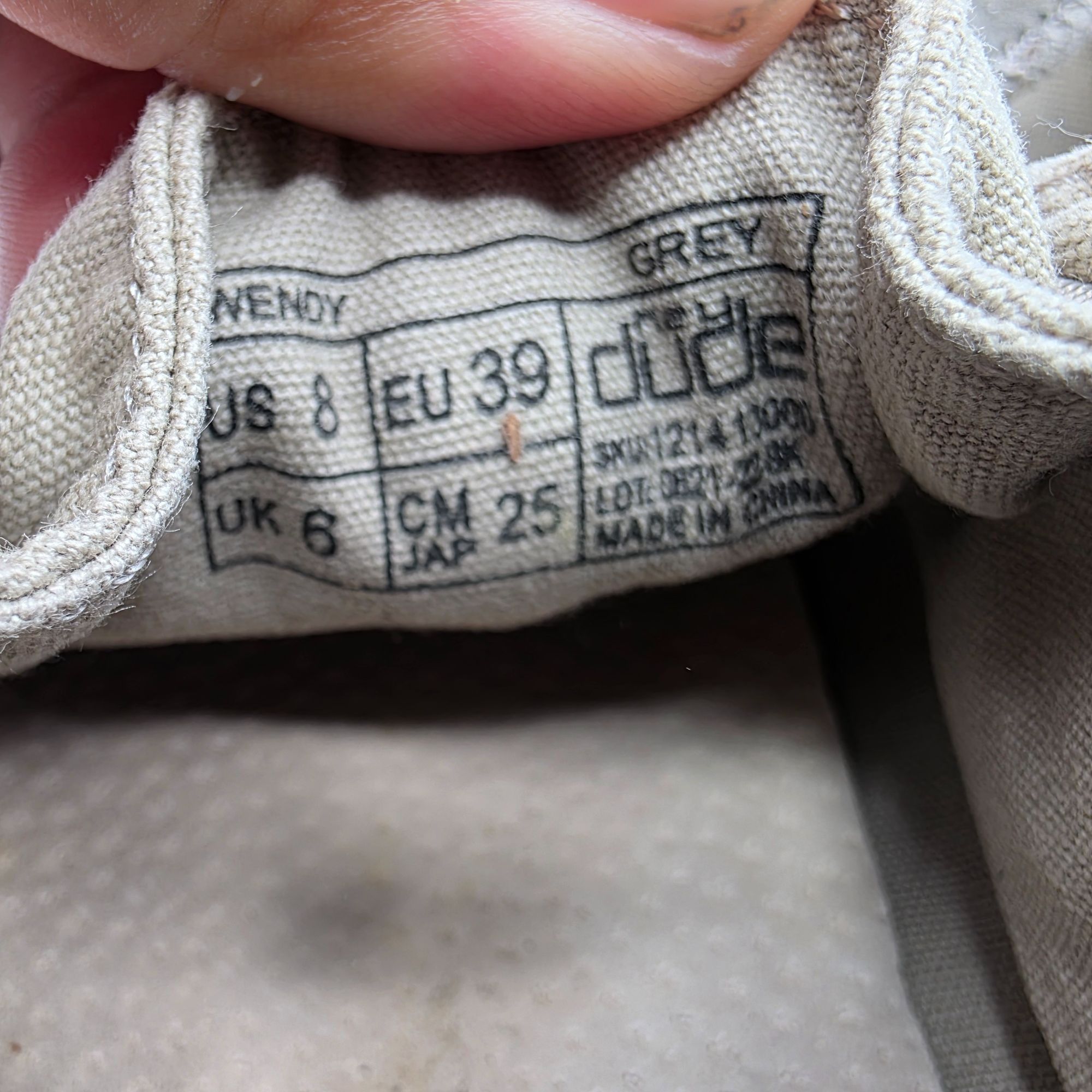 Other Hey Dude Wendy Grey Womens Size 8 Beige Shoes Casual Walking Size US 8 / IT 38 - 7 Thumbnail