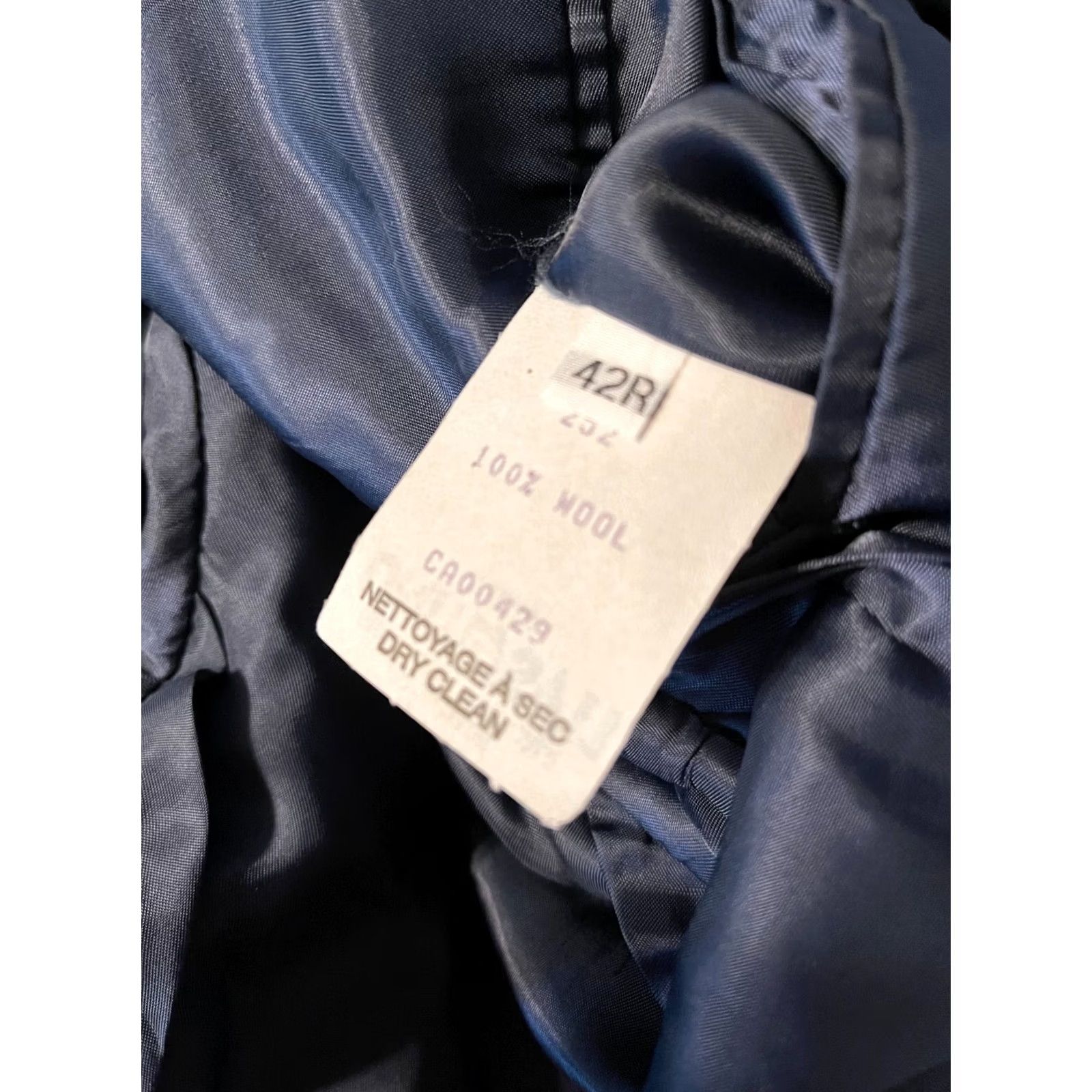 Peter Millar Peter Millar Navy Wool Suit Coat Jacket Blazer Men's 42R Union Made in Canada Size 42R - 6 Thumbnail