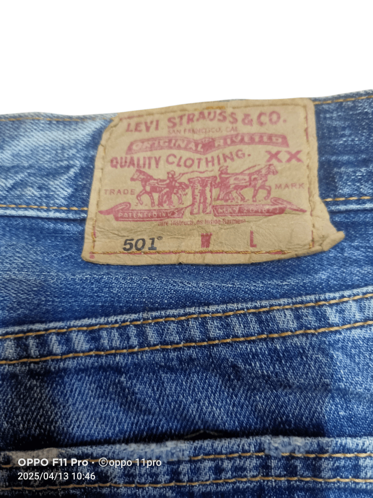 Levi's × Vintage Levis 501 Vtg Y2k Denim Vintage Distressdenim Mudwash Size US 28 / EU 44 - 2 Thumbnail