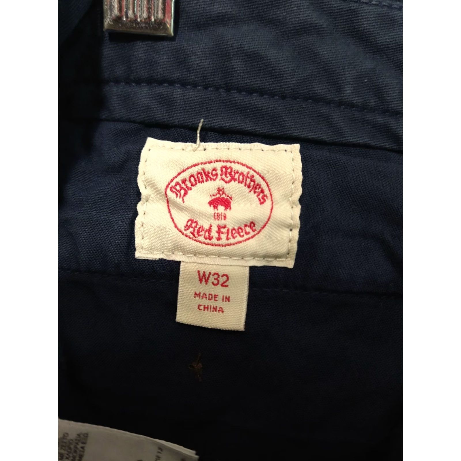 Brooks Brothers Brooks Brothers Shorts Mens 32 Navy Blue Chino Flat Front Southwest Mid Rise Casual Summer Spring Size US 32 / EU 48 - 7 Thumbnail