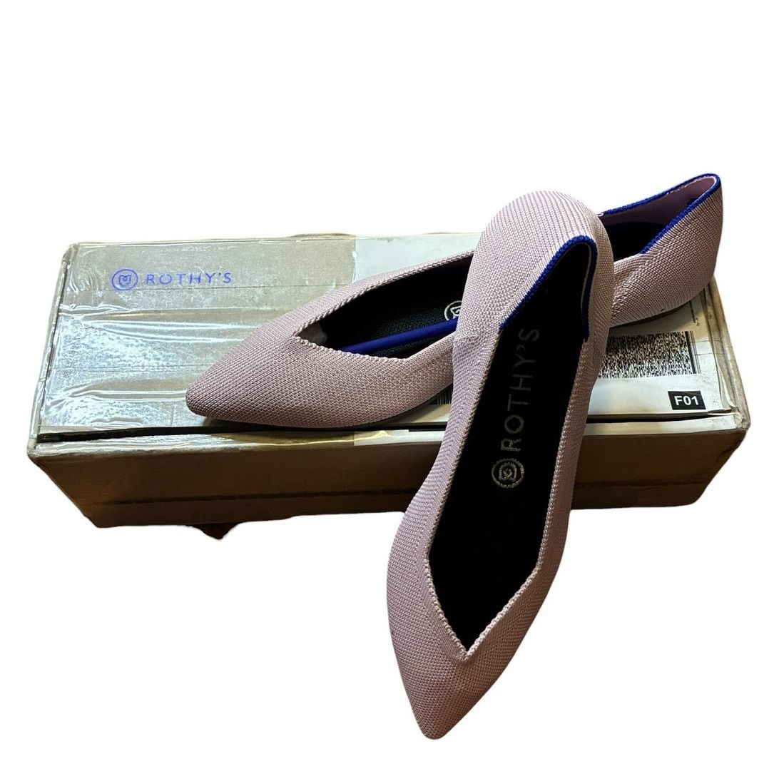 Rothy's Rothy’s The Point Ballet Flat Petal Pink Size 8.5 Size US 8.5 / IT 38.5 - 1 Thumbnail