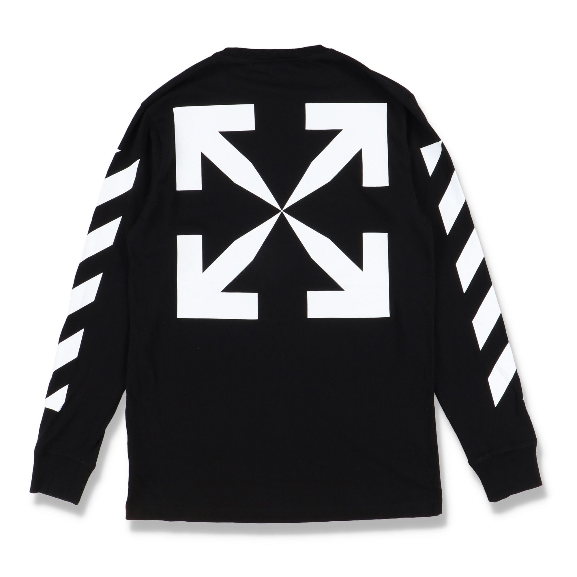 Off-White Black Mona Lisa Arrows Long Sleeve T-shirt Size S / US 4 / IT 40 - 8 Thumbnail