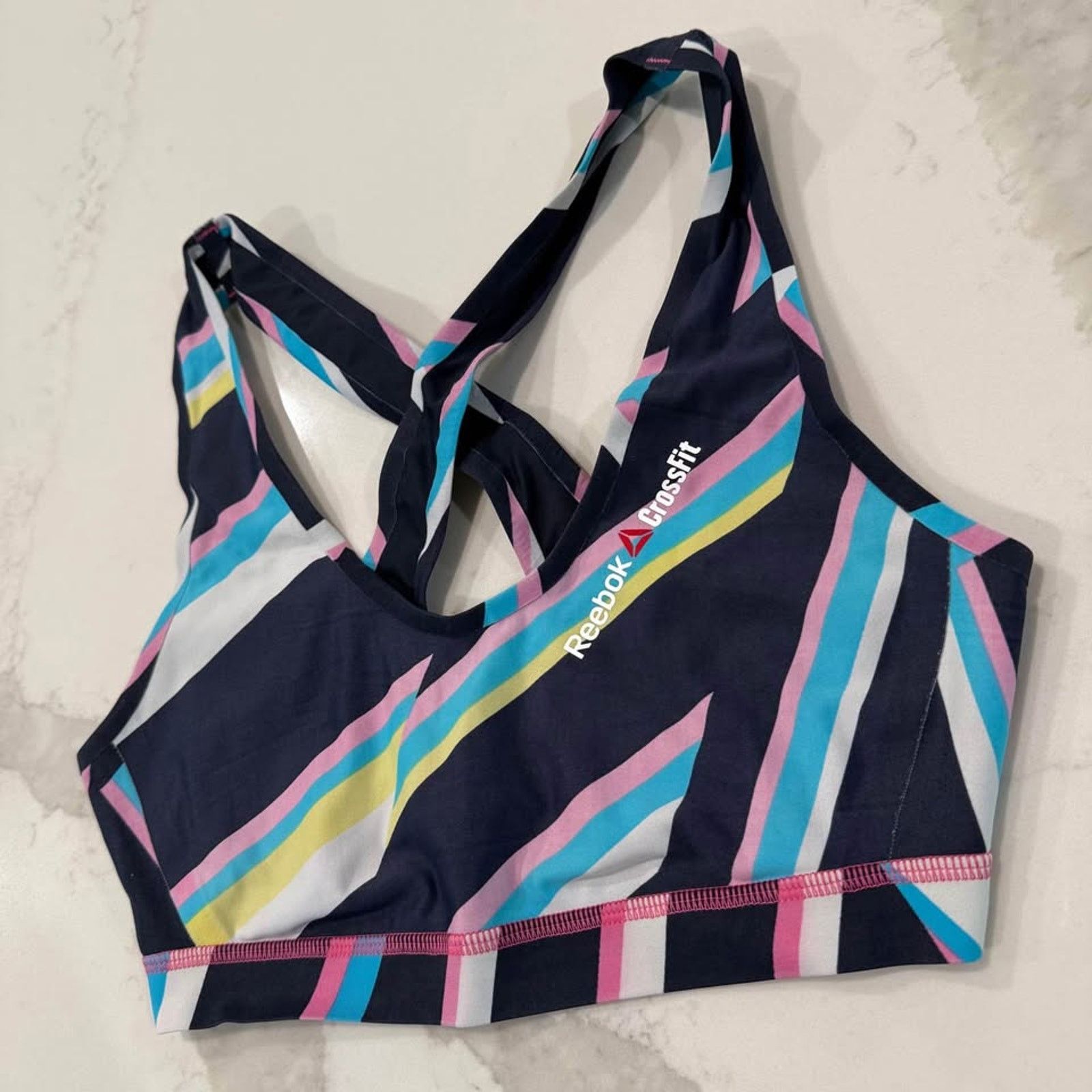 Reebok Reebok Reversible CrossFit Play-Dry Sports Bra Womens Small Size ONE SIZE - 2 Thumbnail