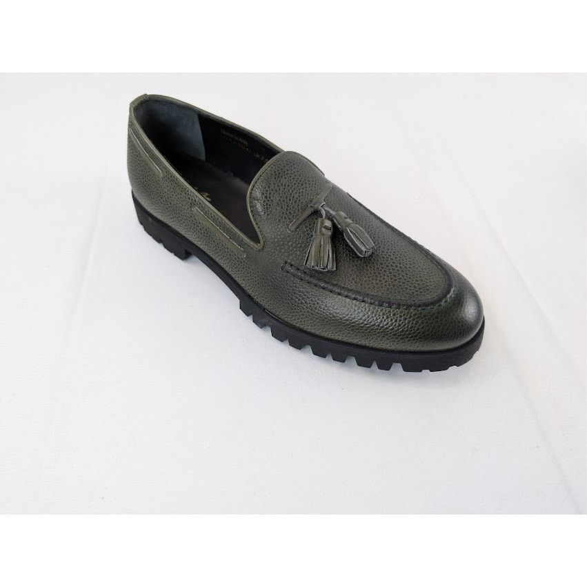 Aime Leon Dore o1rshd1 Leather Tassel Loafers Boots in Green Size US 8.5 / EU 41-42 - 3 Thumbnail