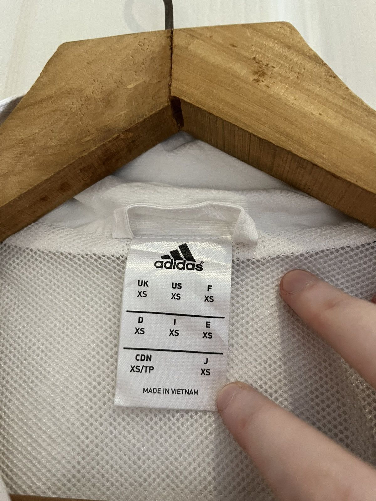 Adidas Real Madrid Training Jacket White Adidas Men’s Size US XS / EU 42 / 0 - 2 Thumbnail