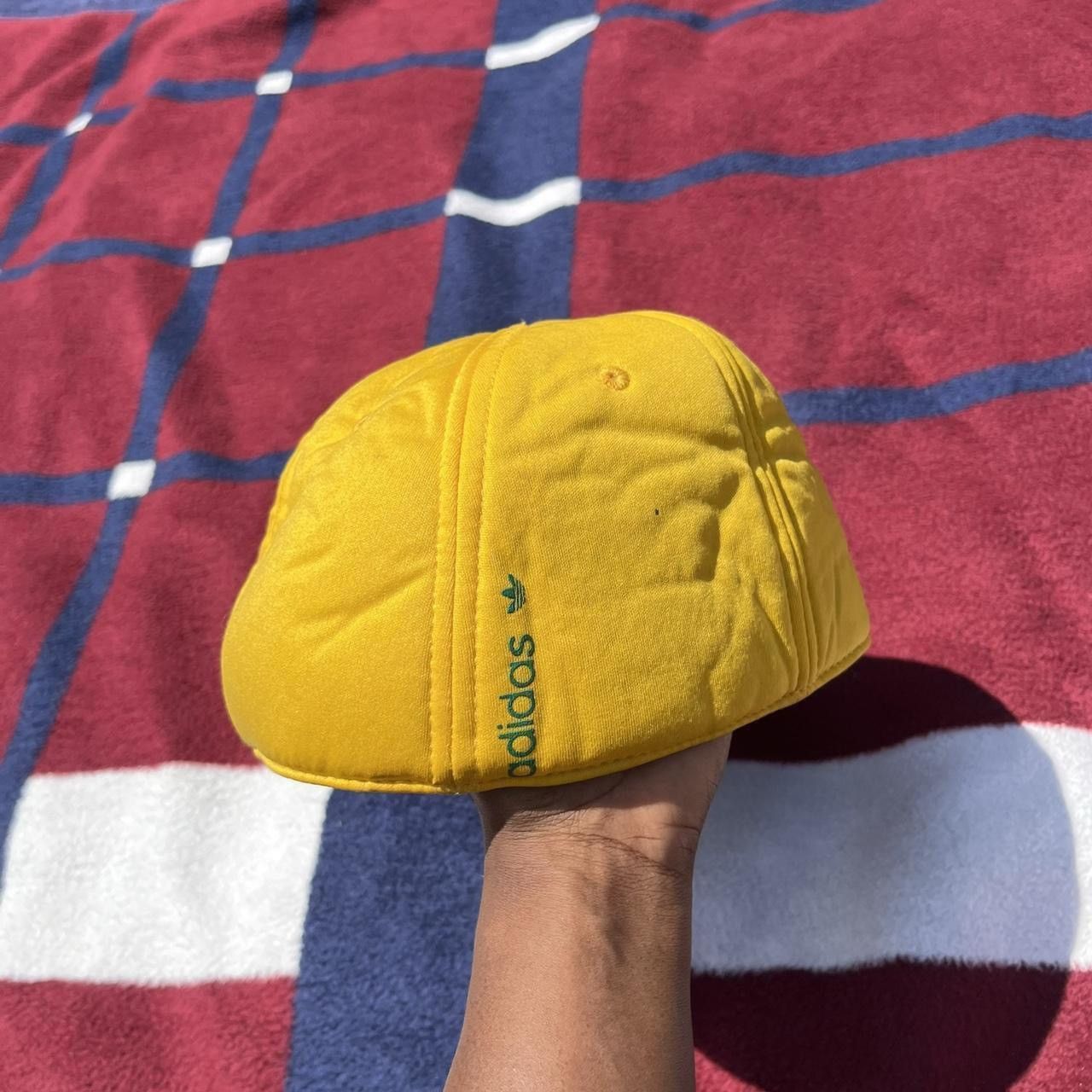 Adidas Adidas Foam Hat Cap Trefoil Green Yellow Size S 7 Retro Size ONE SIZE - 2 Thumbnail