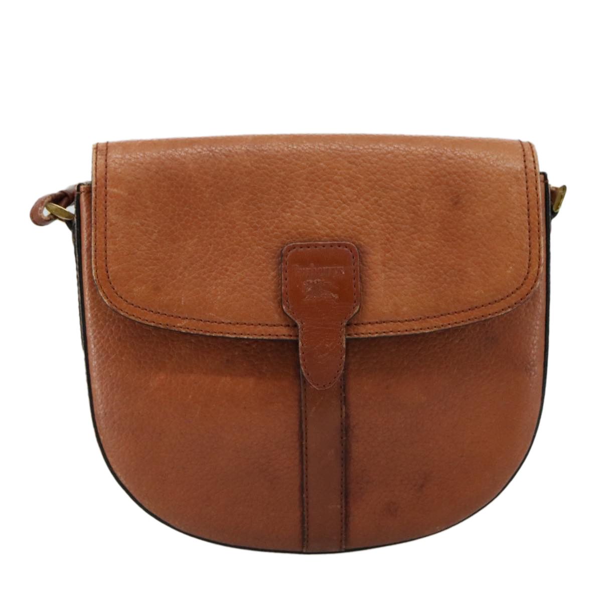 Burberry Brown Leather Shoulder Bag (Pre-Owned) Size ONE SIZE - 1 Thumbnail