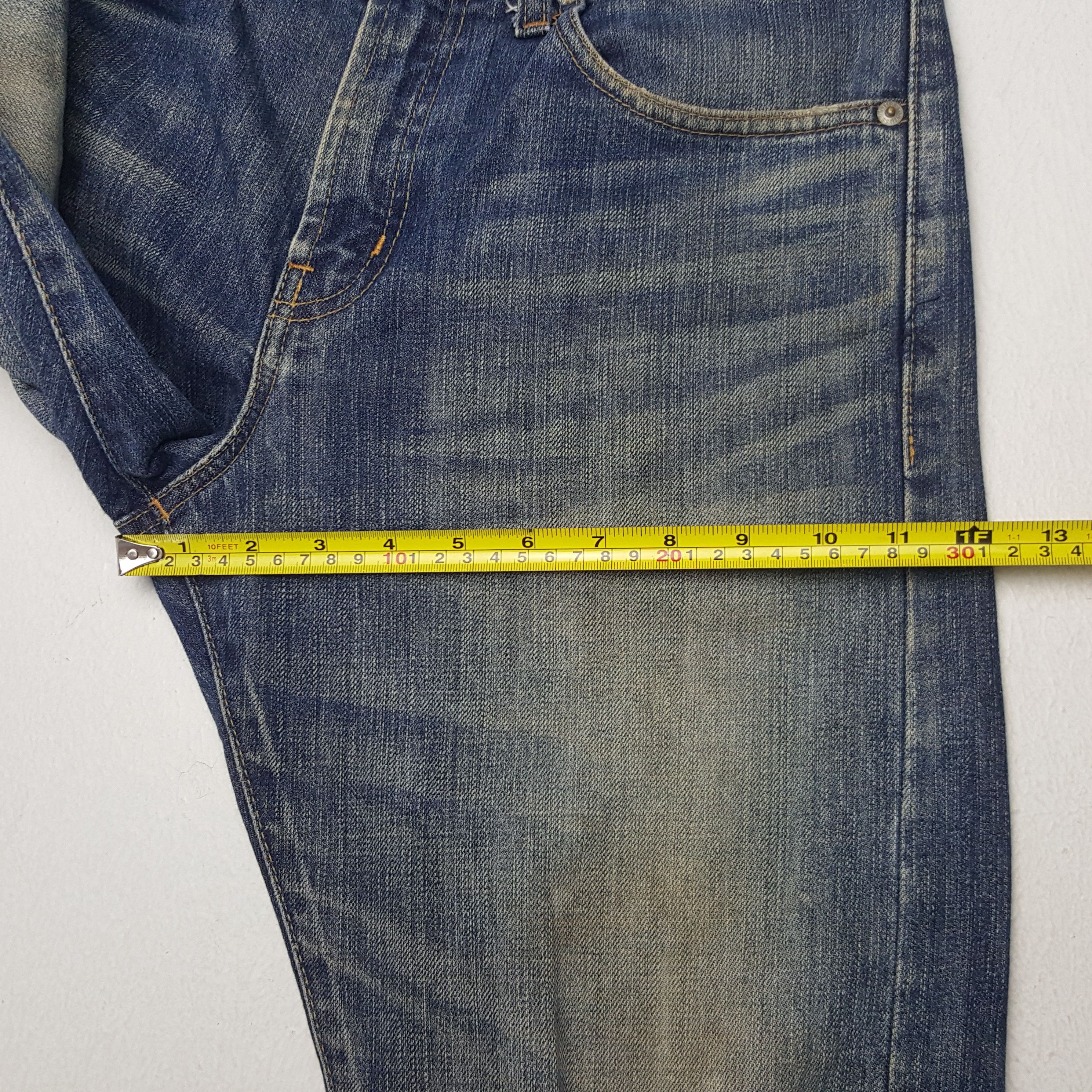 Stussy × Vintage Vintage Stussy Workwear Custom Art Denim Jeans Size US 30 / EU 46 - 9 Thumbnail