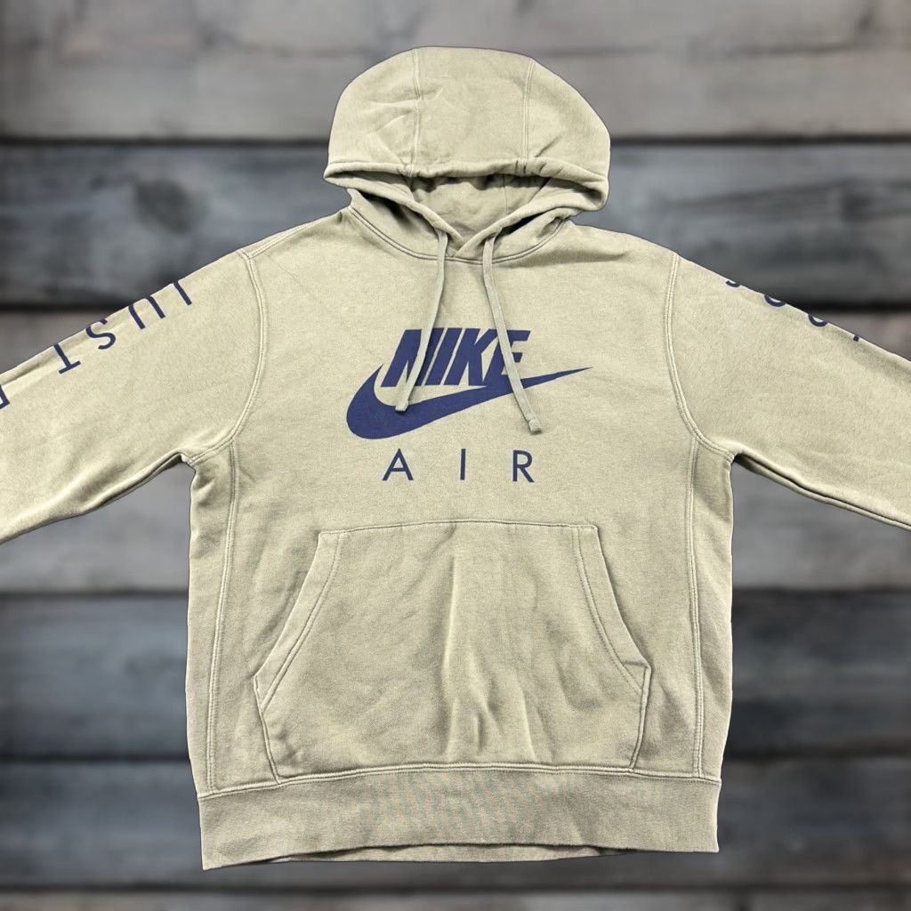 Nike Nike Air Hoodie Mens Small Green Pullover Sweatshirt Swoosh Fleece Cotton JDI Size US S / EU 44-46 / 1 - 1 Thumbnail