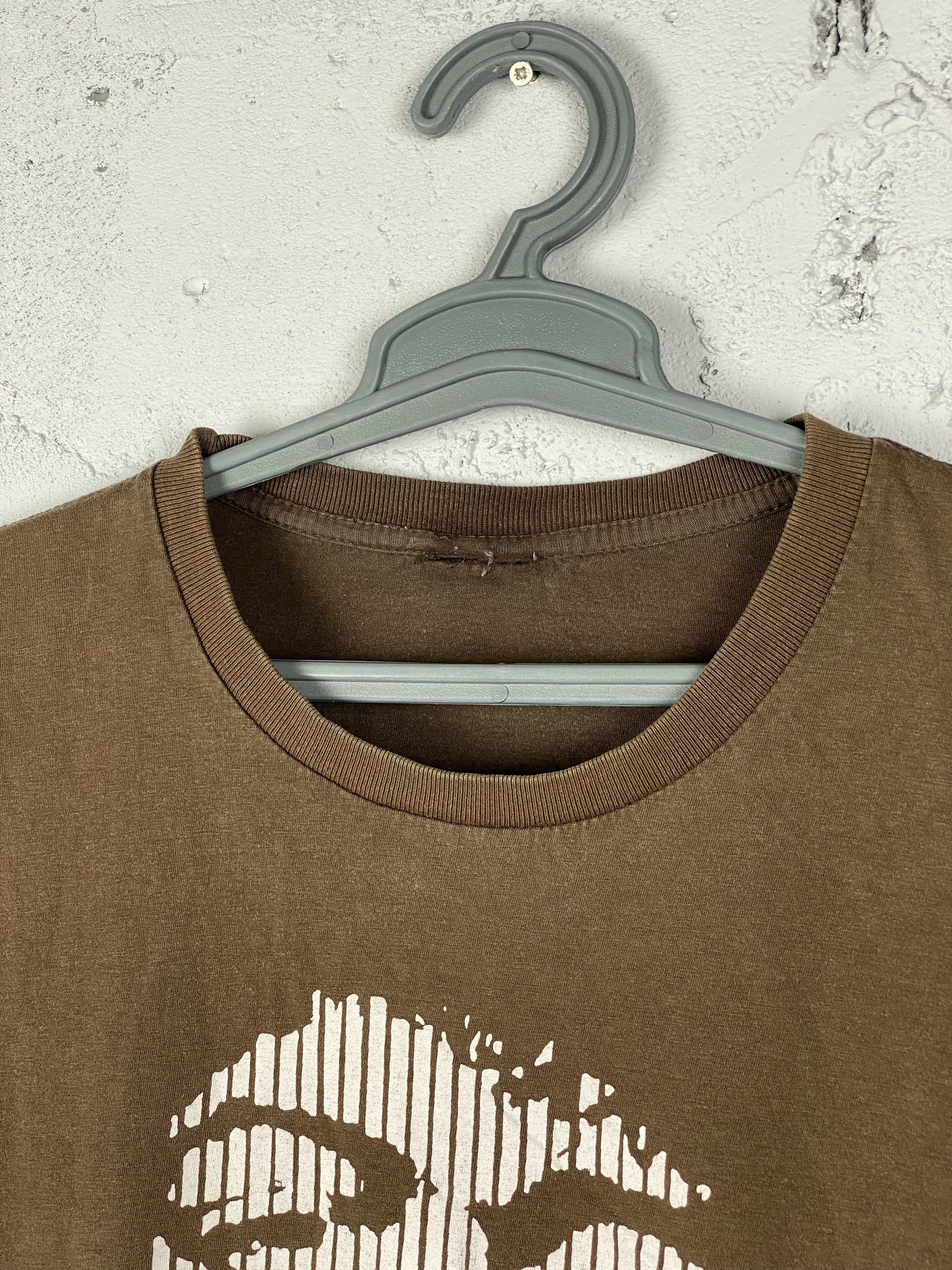 Band Tees × Jimi Hendrix × Vintage Vintage Jimi Hendrix Brown T shirt Size US L / EU 52-54 / 3 - 4 Thumbnail