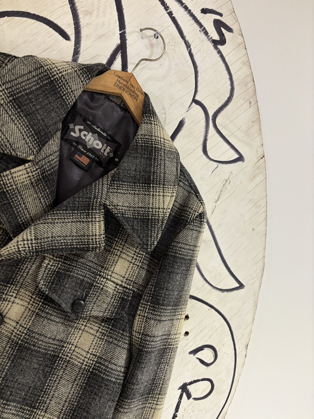 Schott Vintage Schott NYC Wool Field Jacket Barn Coat Size US S / EU 44-46 / 1 - 5 Thumbnail