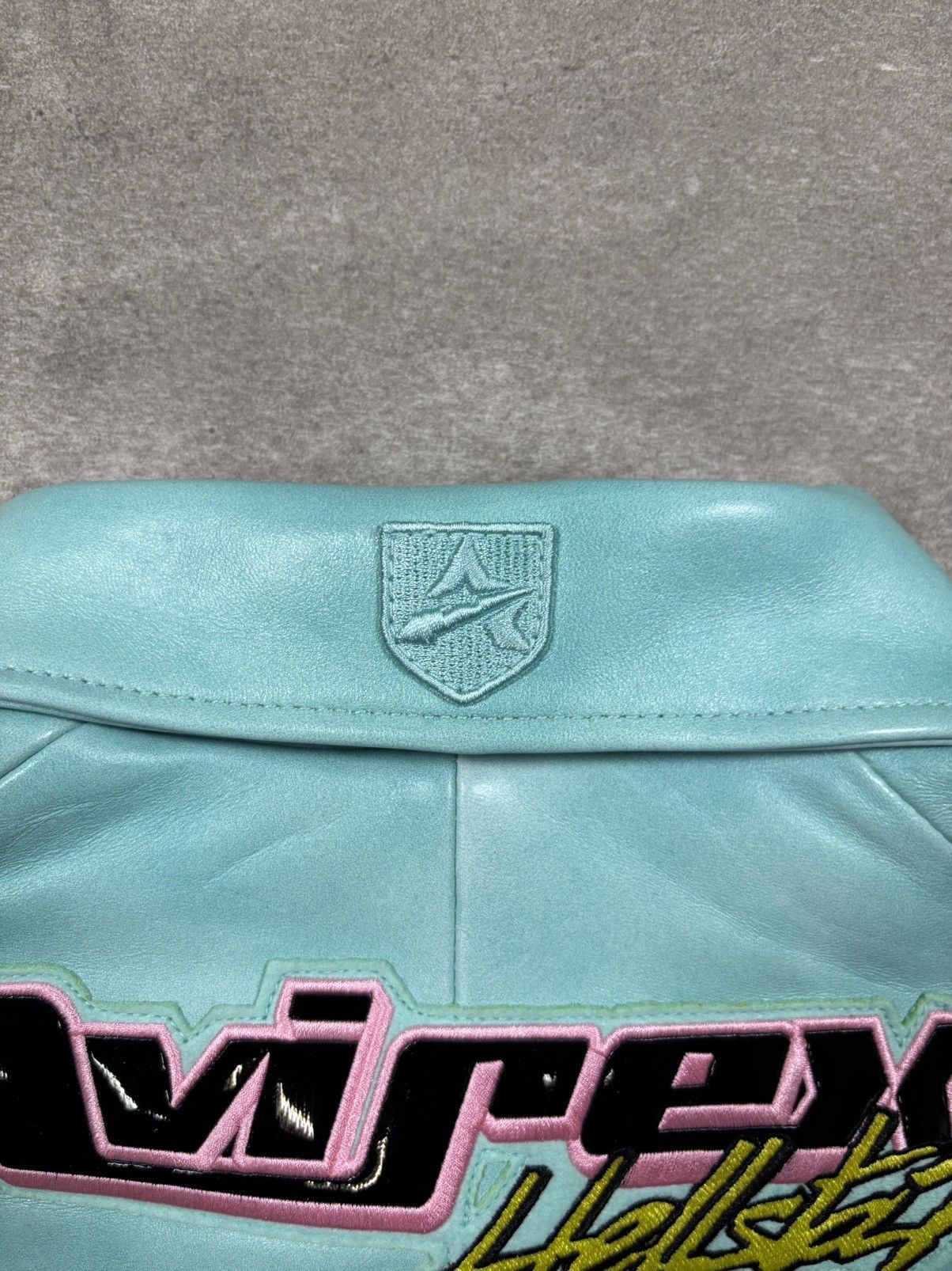 Avirex × HELLSTAR Hellstar x Avirex Jacket, Turquoise Size US S / EU 44-46 / 1 - 7 Thumbnail
