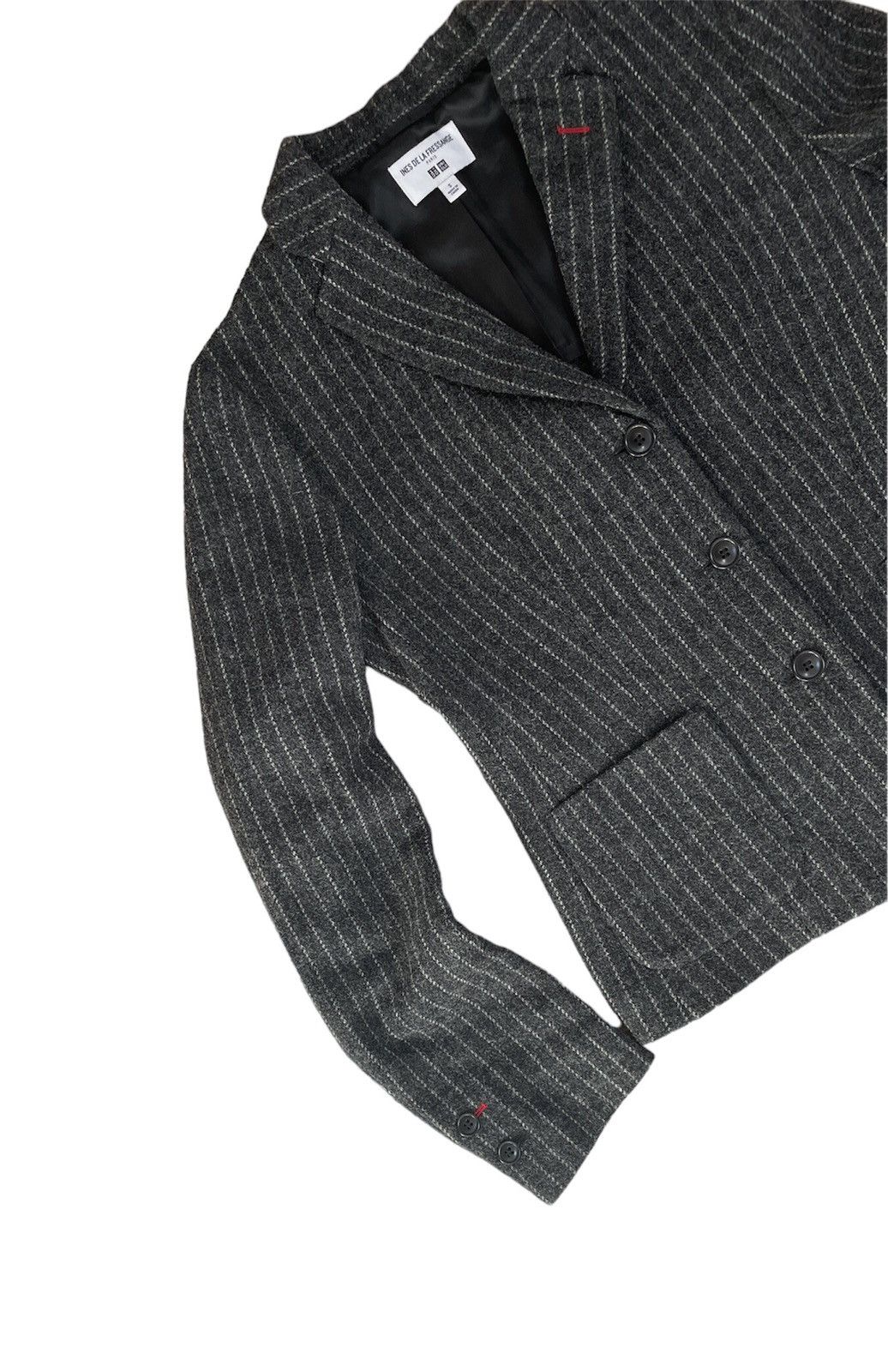 Designer Ines De La Fressange x Uniqlo wool blazer coats Size S / US 4 / IT 40 - 2 Thumbnail