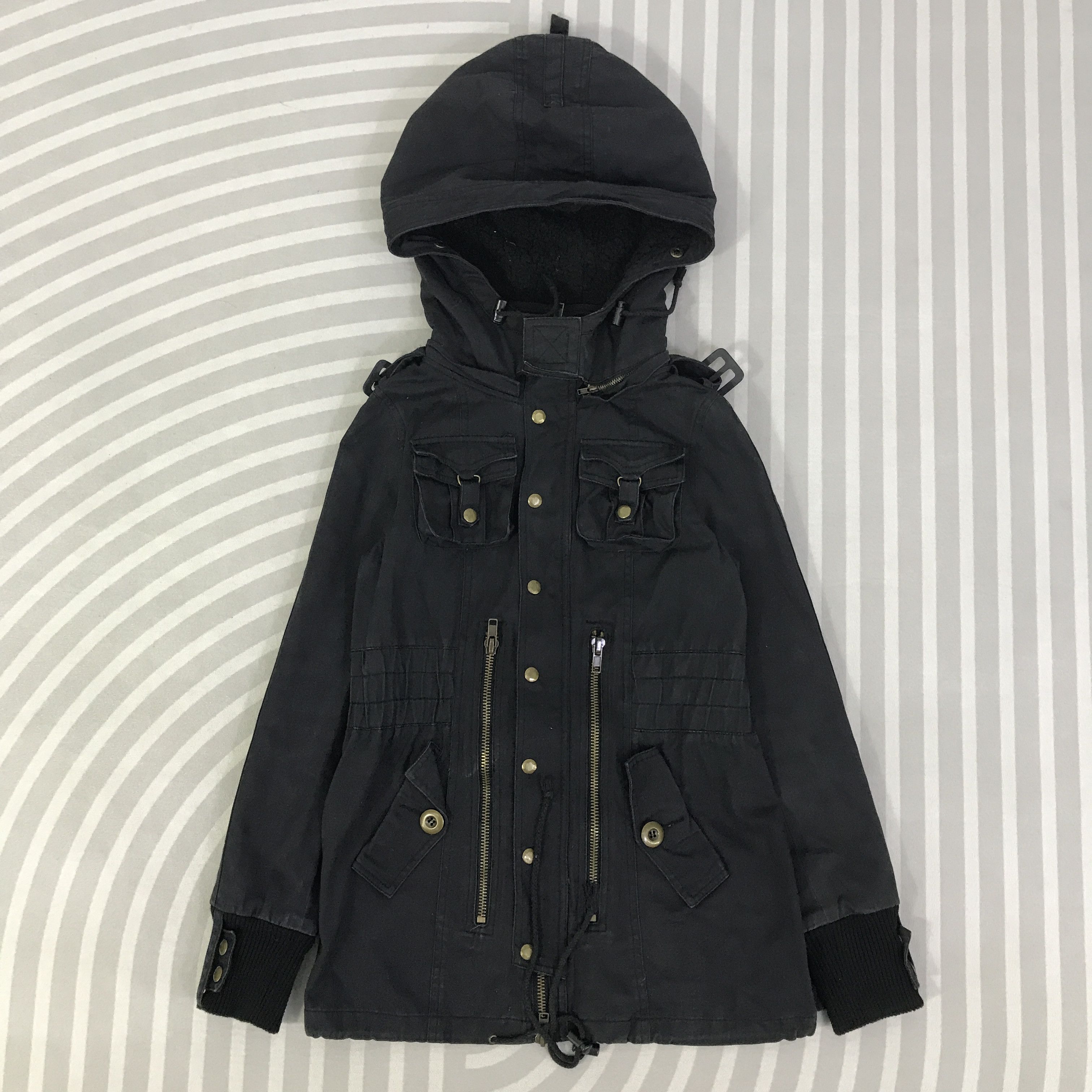 Japanese Brand Vintage Limited Quality black punk japan Jacket K92B12 Size US S / EU 44-46 / 1 - 1 Thumbnail