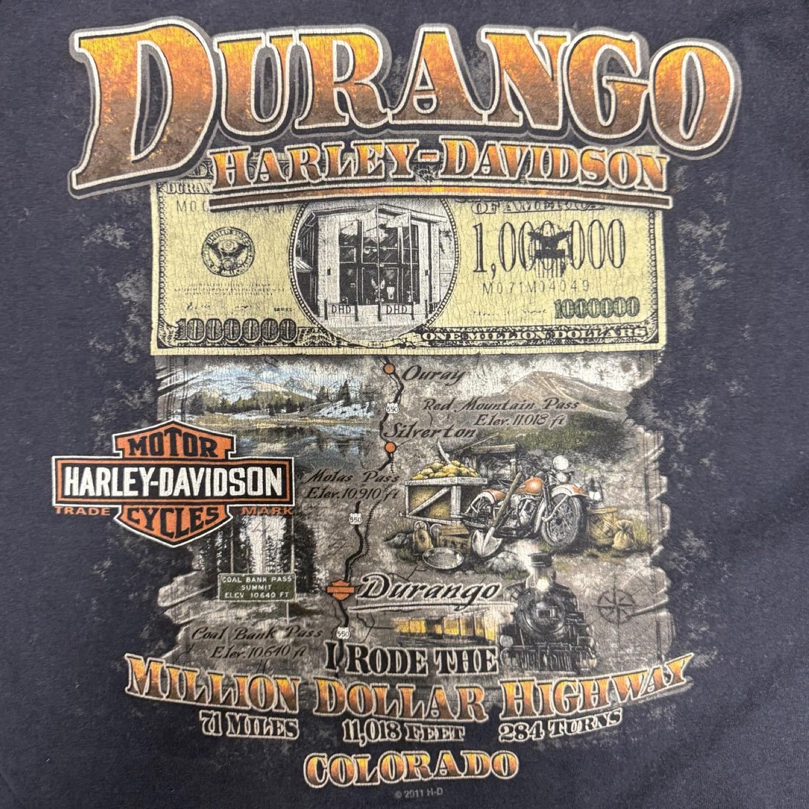 Harley Davidson Harley Davidson Durango, Colorado -- XL -- Size US XL / EU 56 / 4 - 3 Thumbnail