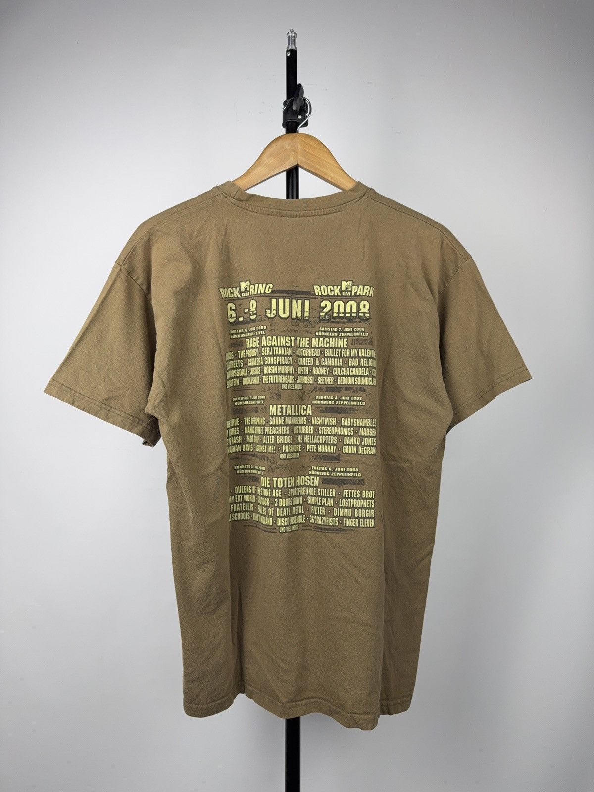 Band Tees Rock im Park ‘08 Metallica RATM Die Toten Hosen Festival Tee Size US M / EU 48-50 / 2 - 8 Thumbnail
