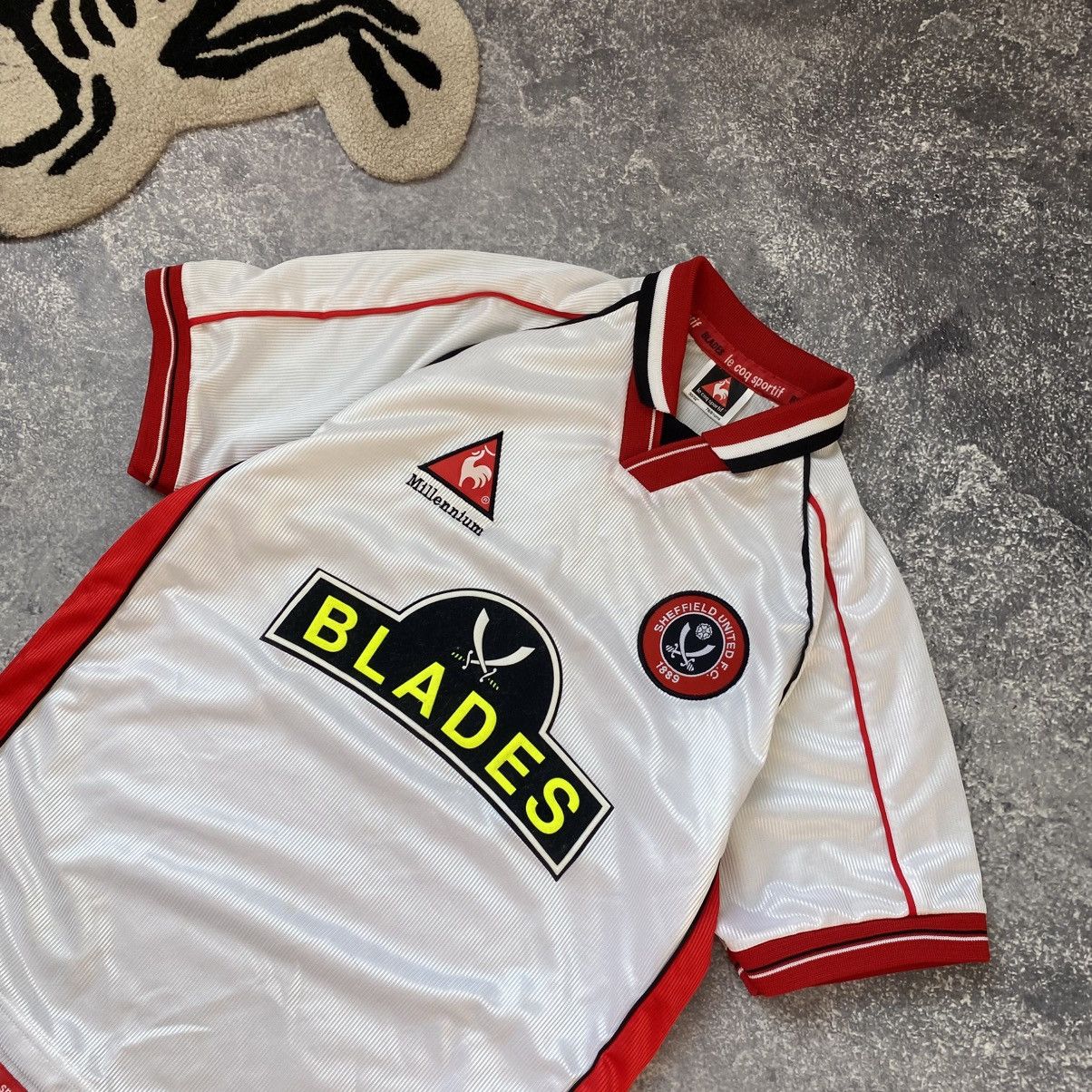 Le Coq Sportif Vintage Le Coq Sportif Sheffield United 90’s Rare Jersey Size US S / EU 44-46 / 1 - 2 Thumbnail
