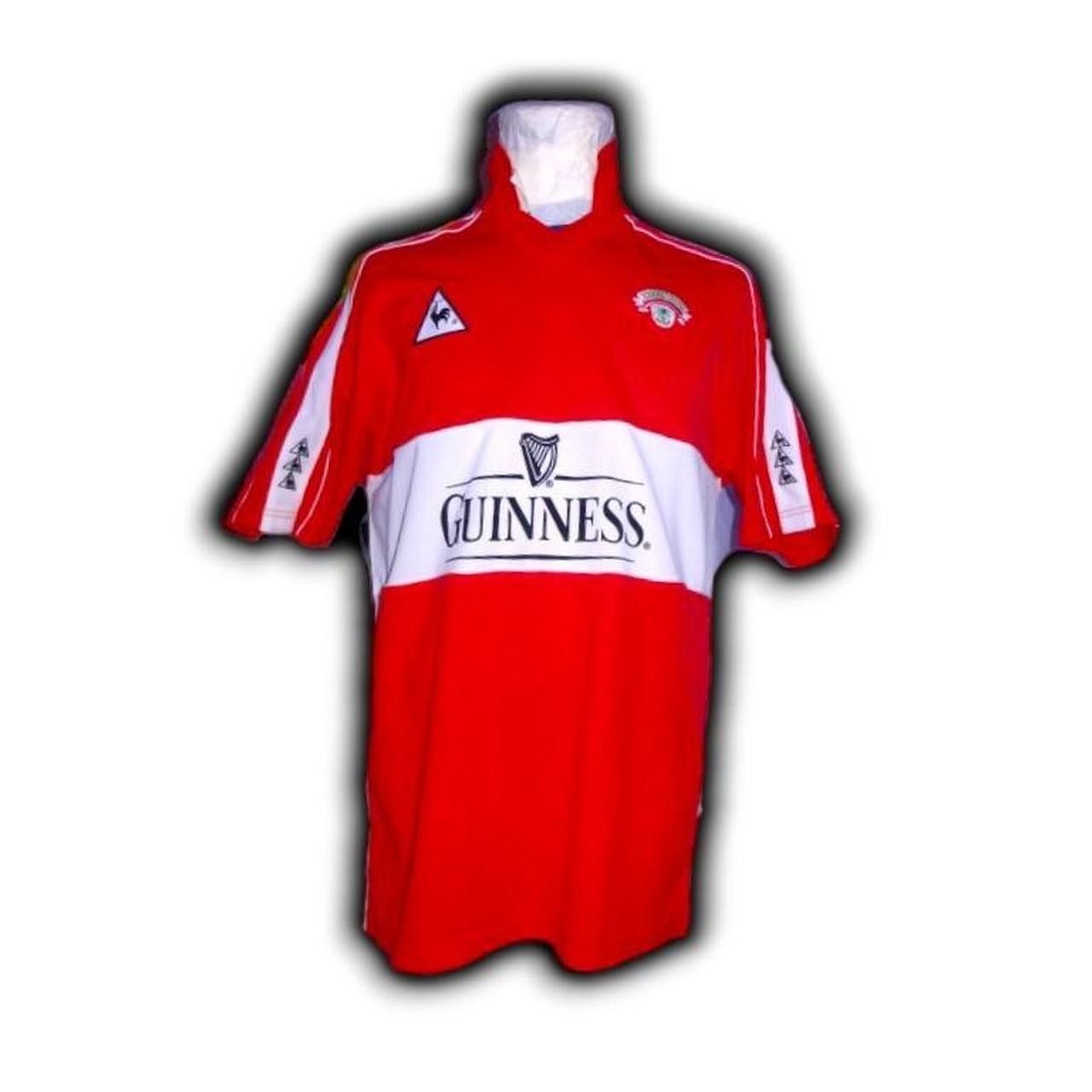 Le Coq Sportif Cork City 1999 2000 2001 Home Shirt Jersey Size US XL / EU 56 / 4 - 3 Thumbnail