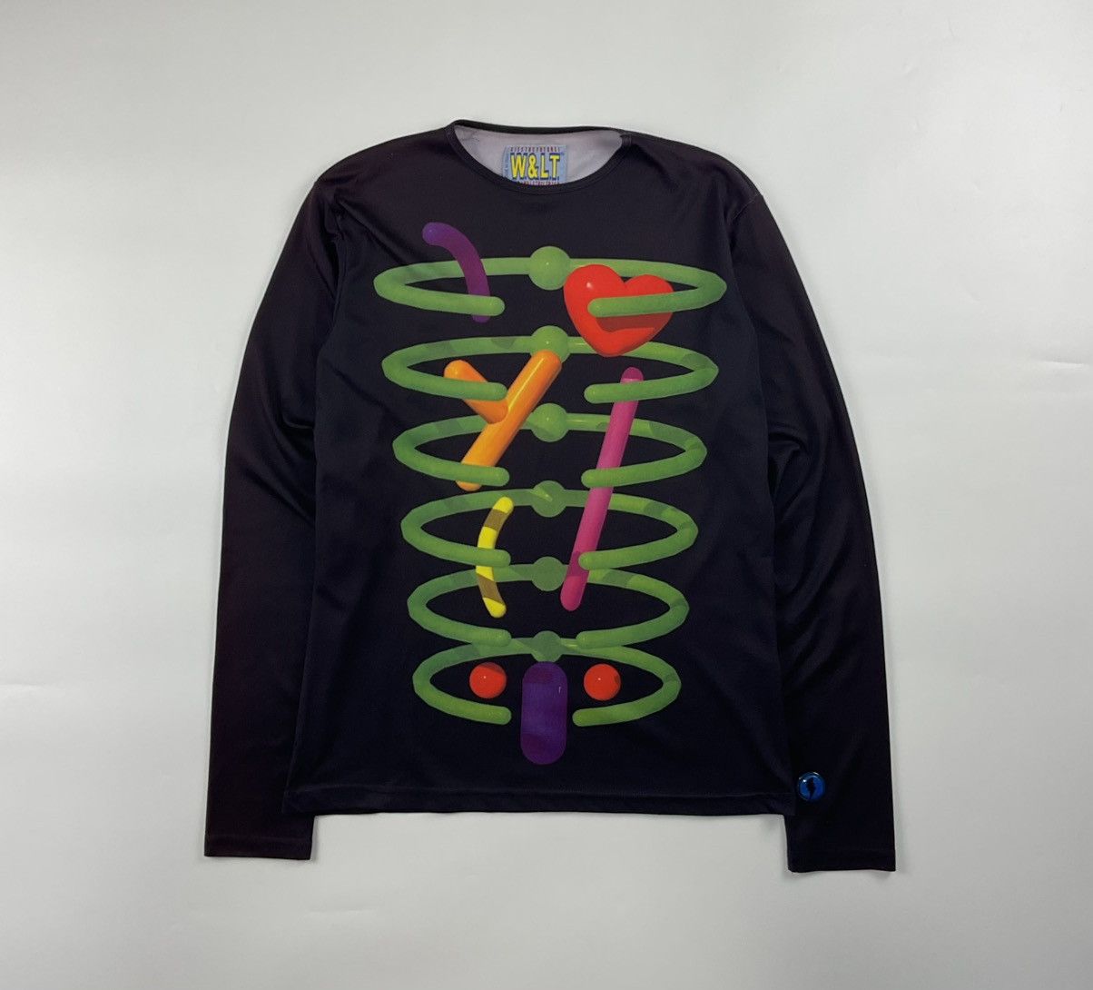Pre-owned W Lt Walter Van Beirendonck X Walter Van Beirendonck Vintage Walter Van Beirendonck Long Sleeve In Black