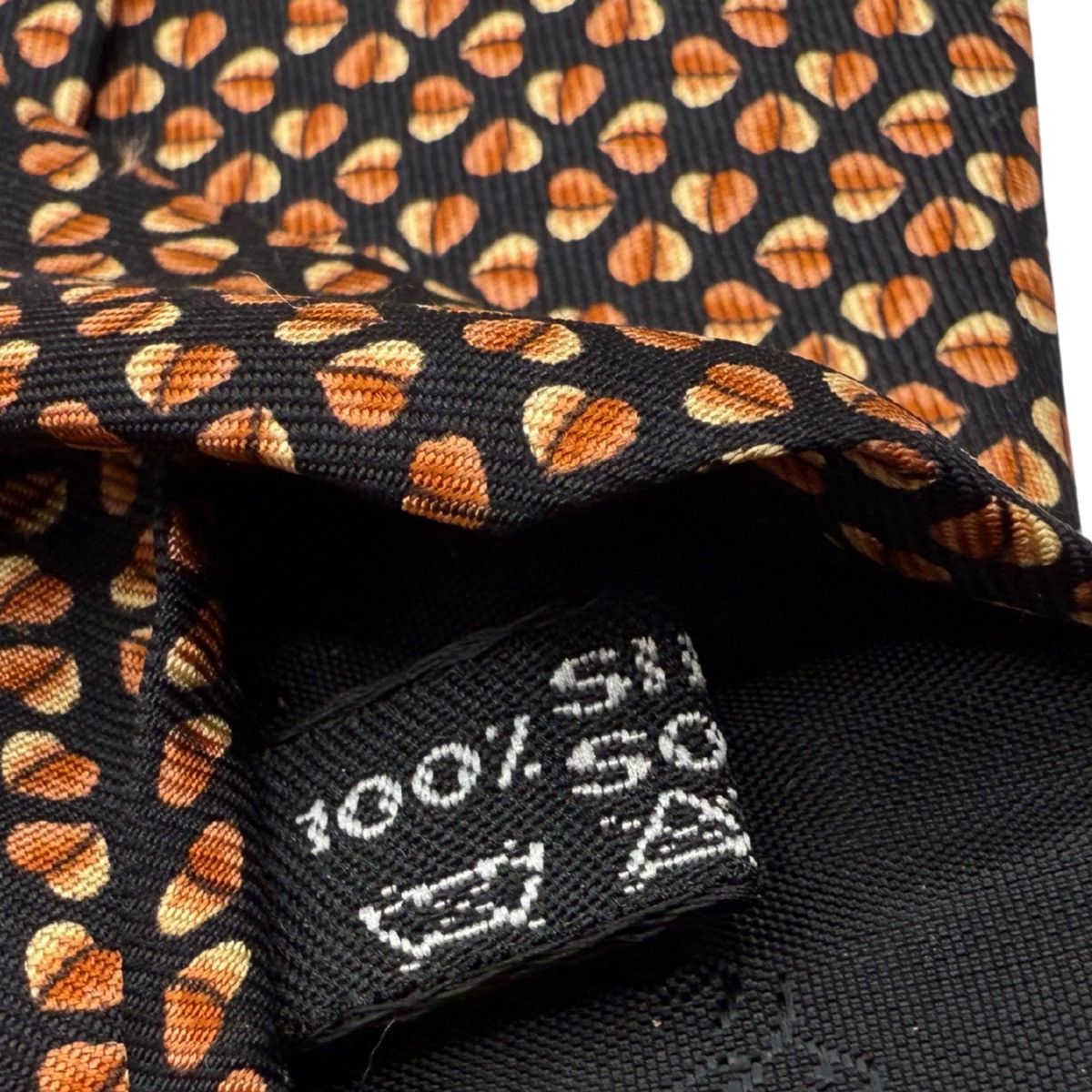 Salvatore Ferragamo Salvatore Ferragamo Black Silk Tie, Made in Italy, Like New Size ONE SIZE - 5 Thumbnail