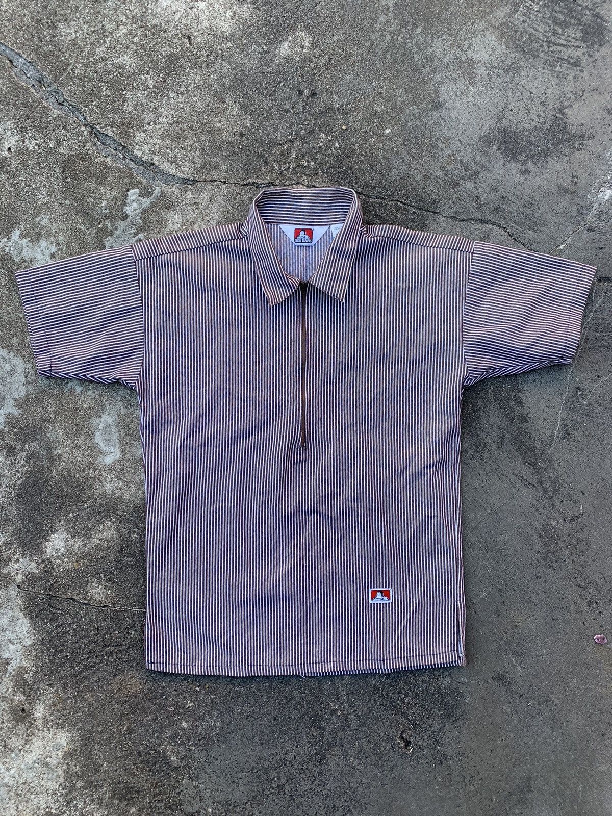Vintage Ben Davis Half Zip Work Shirt (Rework)