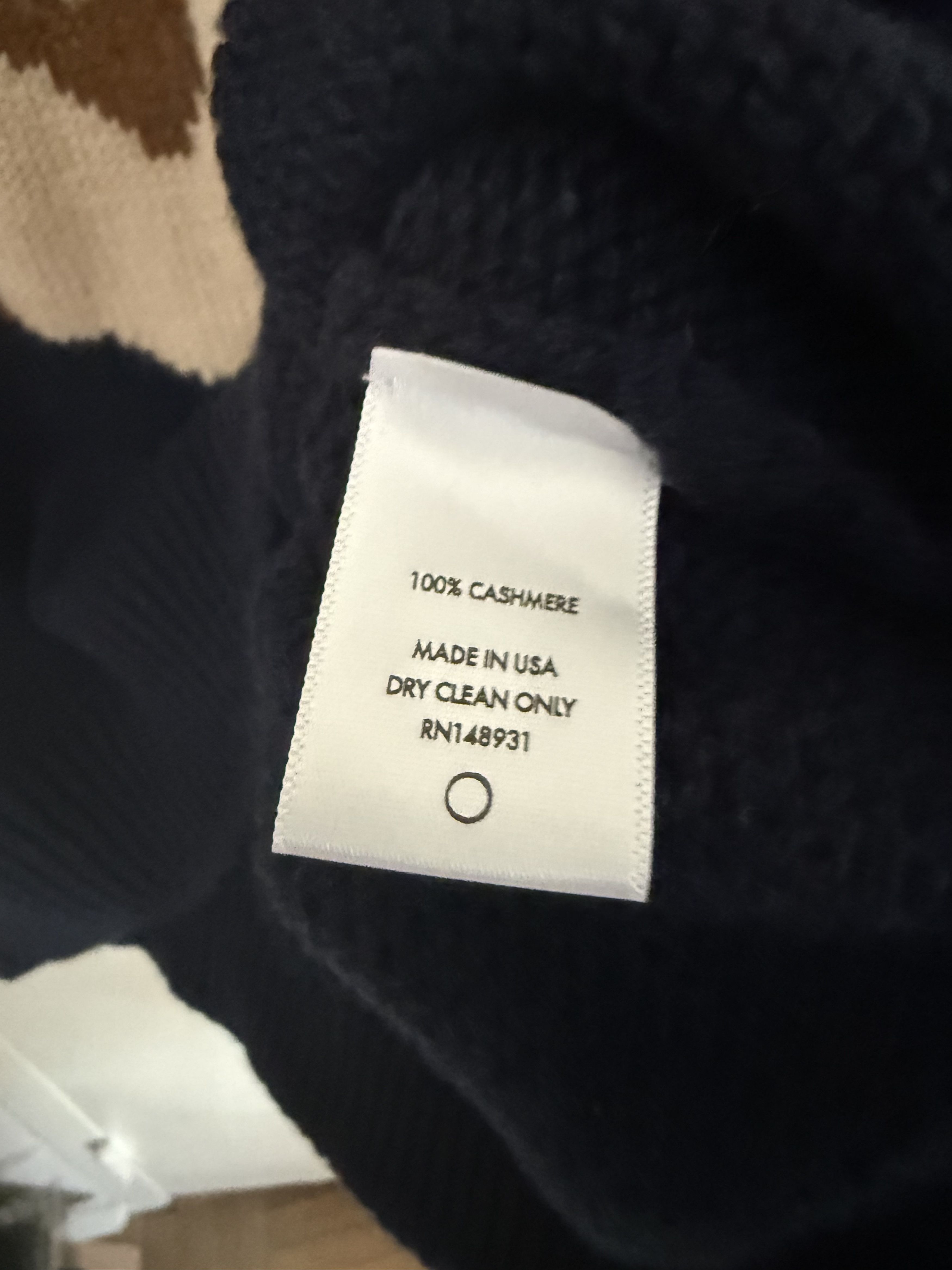 The Elder Statesman he Elder Statesman Retriever Raglan Sweater Navy Size US XL / EU 56 / 4 - 6 Thumbnail