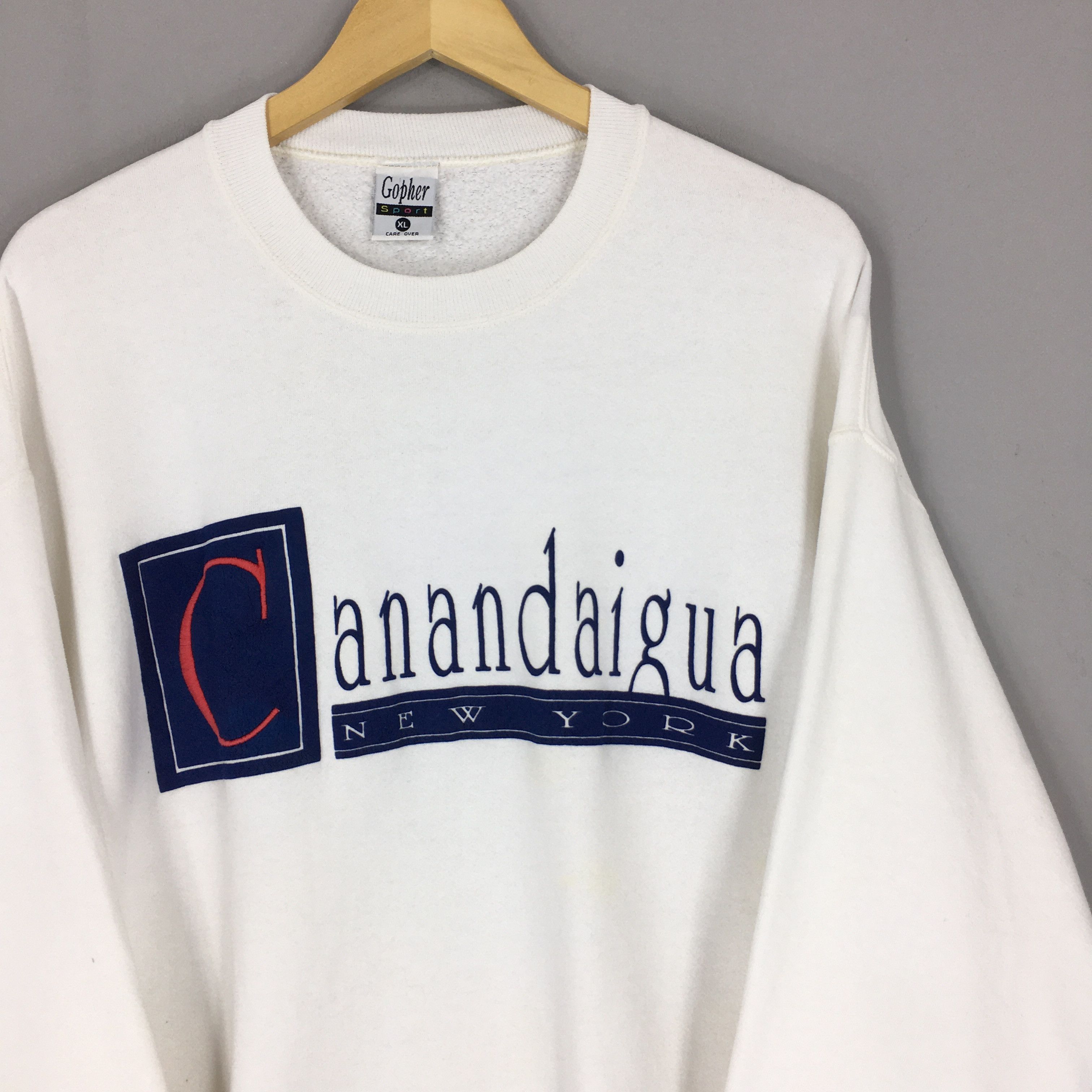 Vintage Vintage 90s Canandaigua New York Sweatshirt Xlarge Size US XL / EU 56 / 4 - 2 Thumbnail