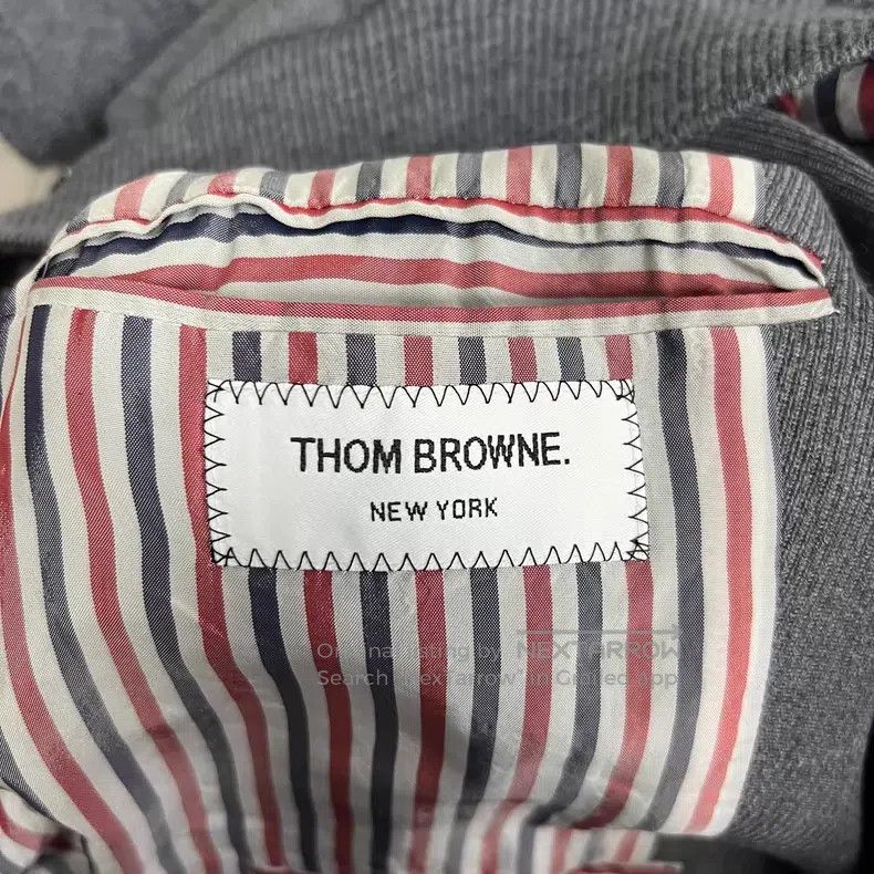 Thom Browne Thom Browne Gray Baseball Jacket Size US XS / EU 42 / 0 - 3 Thumbnail