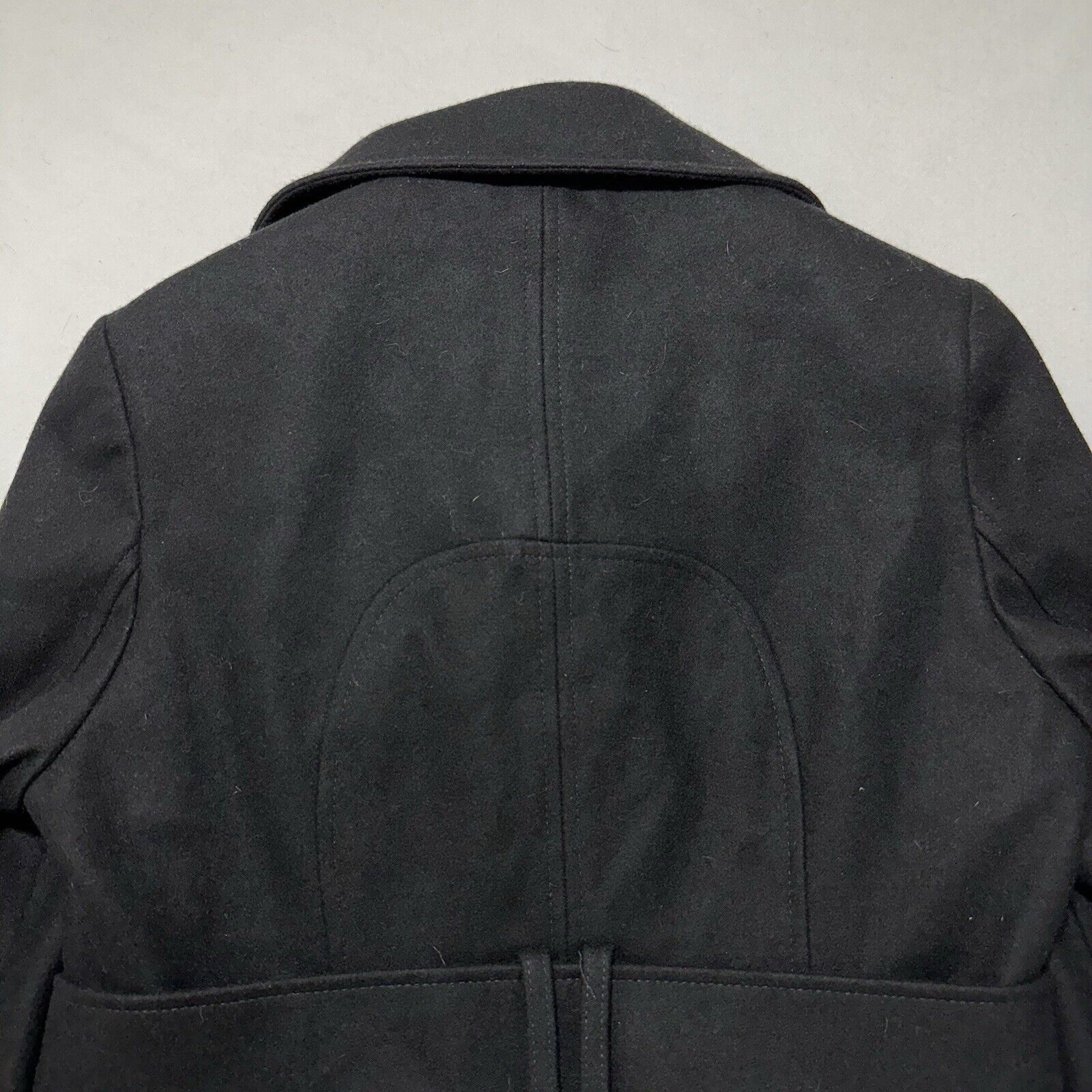 Other Moda International 10 Wool Double Breasted Pea Coat Jacket Size L / US 10 / IT 46 - 14 Thumbnail