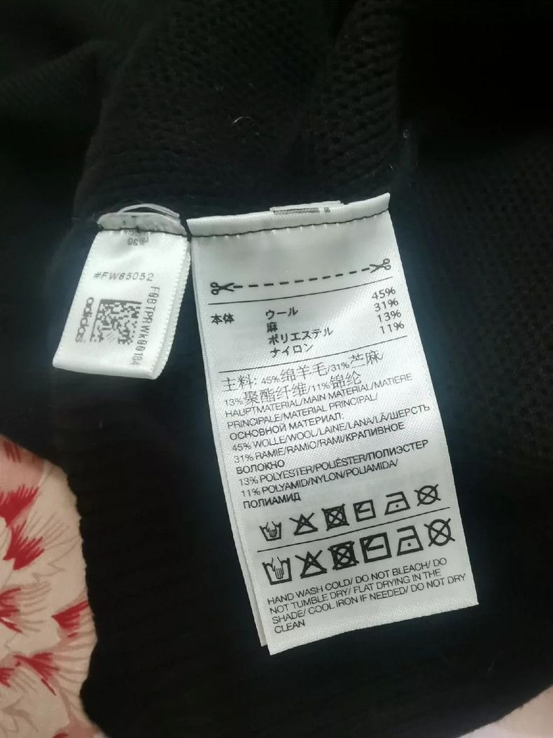 Y-3 Y-3 Black Wool Women's Sweater Size XS / US 0-2 / IT 36-38 - 6 Thumbnail