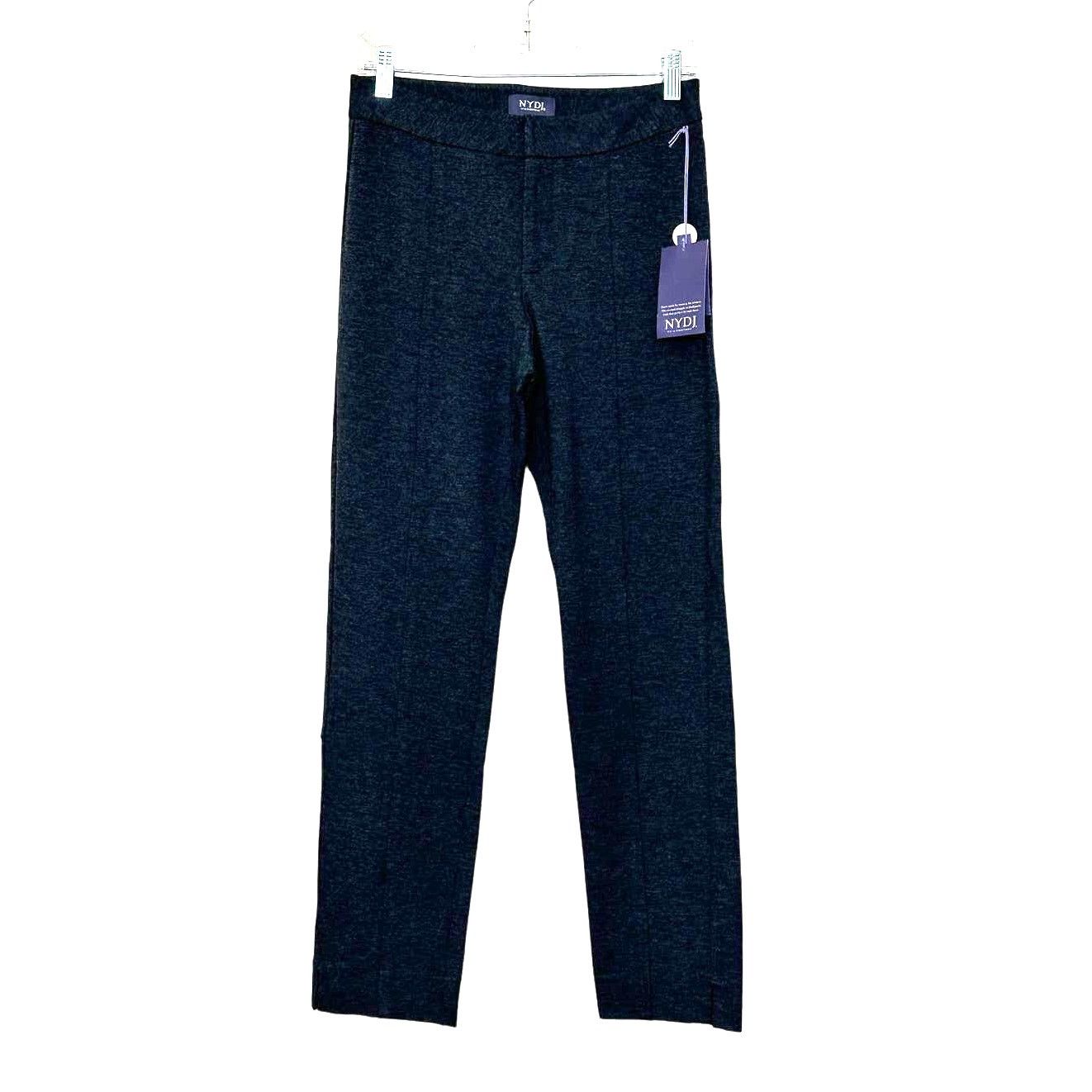NYDJ NYDJ Charcoal Lift Tuck straight legs pants size 0 Size 25" / US 0 / IT 36 - 14 Thumbnail