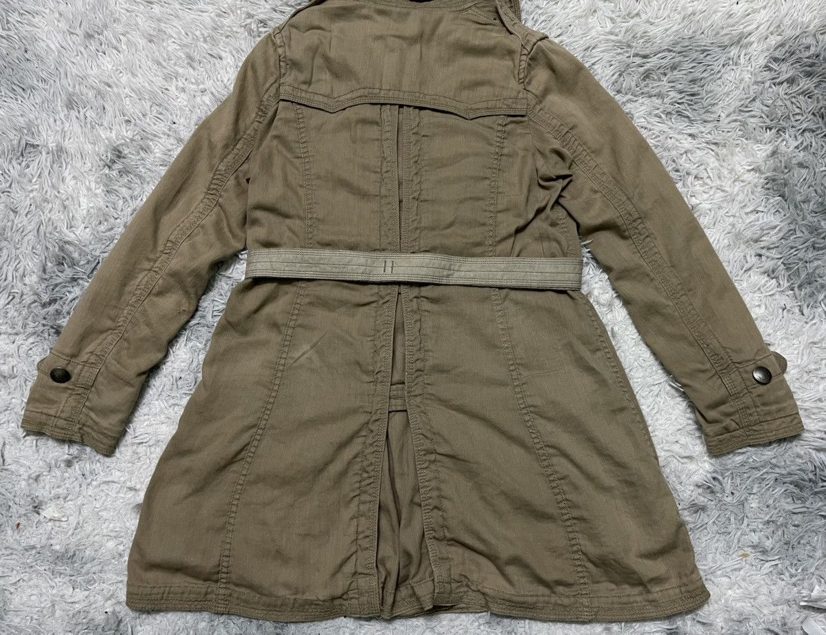 2000s G.O.A TECHTICAL PARKA JACKET LEATHER BELT