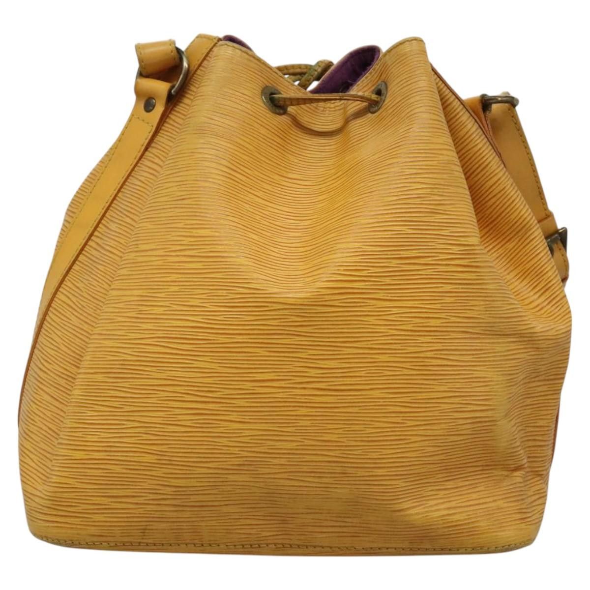 Louis Vuitton LOUIS VUITTON Epi Petit Noe Shoulder Bag Yellow M44109 Size ONE SIZE - 3 Thumbnail