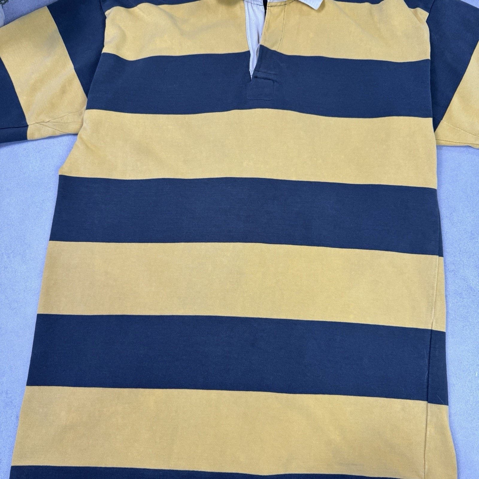 Vintage Vintage 90s Halbro Rugby Jersey Striped #9 Men Size 112cm Size US L / EU 52-54 / 3 - 11 Thumbnail