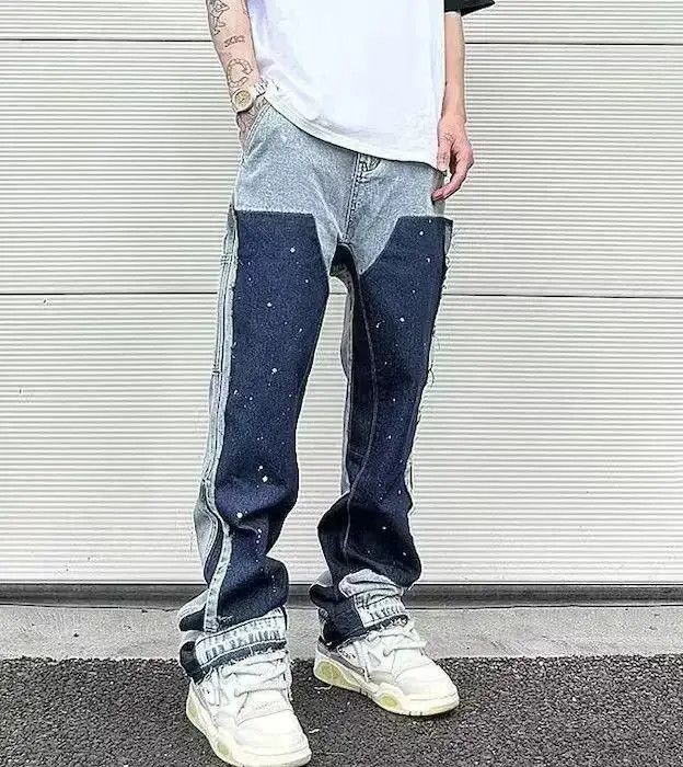 Japanese Brand Graffiti Flared Denim Pant Size US 30 / EU 46 - 6 Thumbnail
