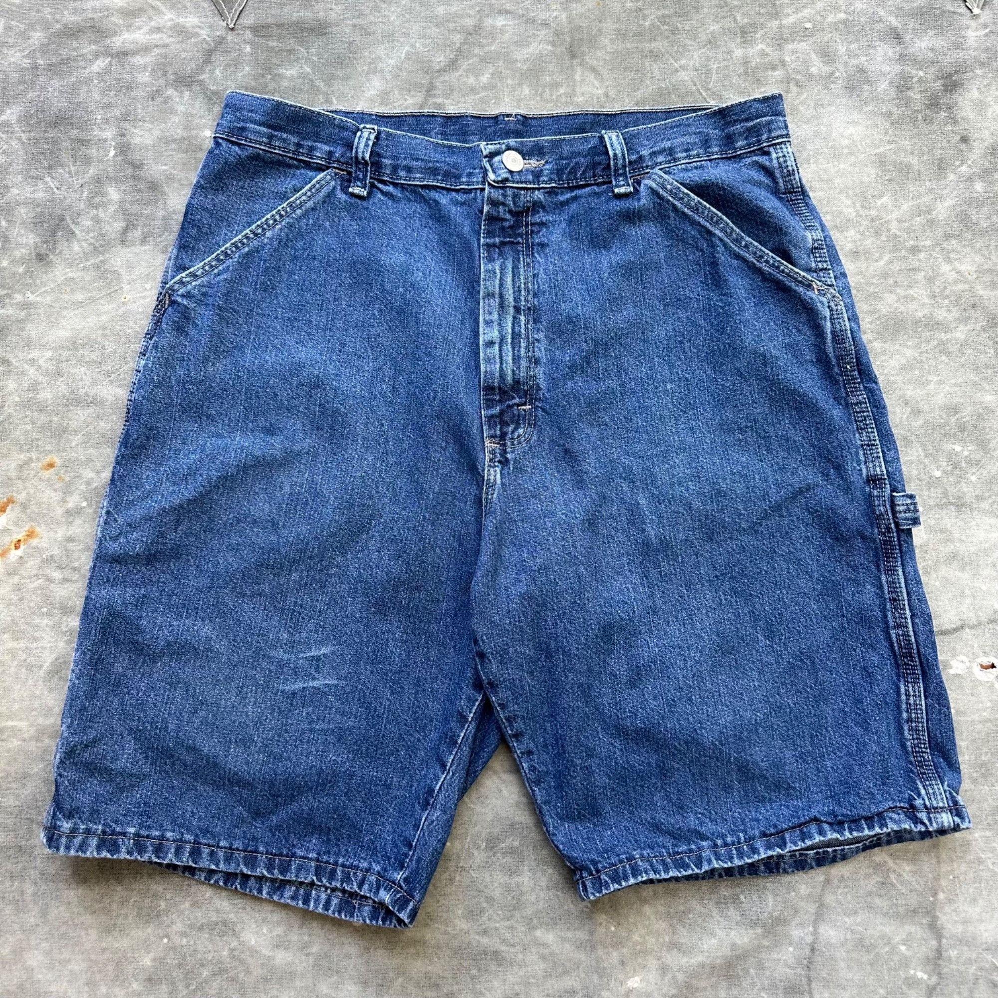 Vintage Vintage Wrangler Carpenter Denim Baggy Shorts Jorts Size US 33 - 1 Thumbnail