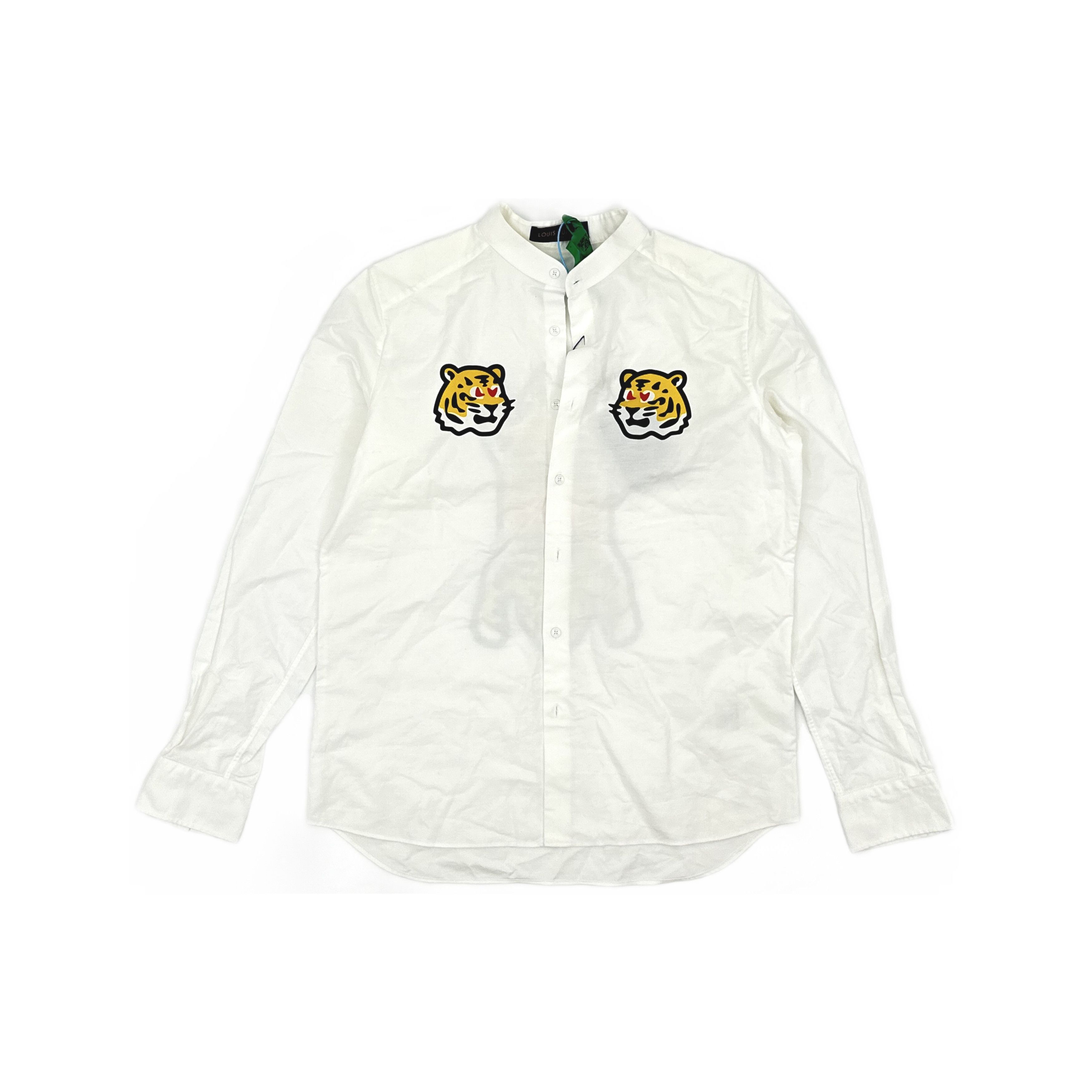 Louis Vuitton Louis Vuitton x Nigo Tiger Mandarin Collar Shirt M Size US M / EU 48-50 / 2 - 1 Thumbnail