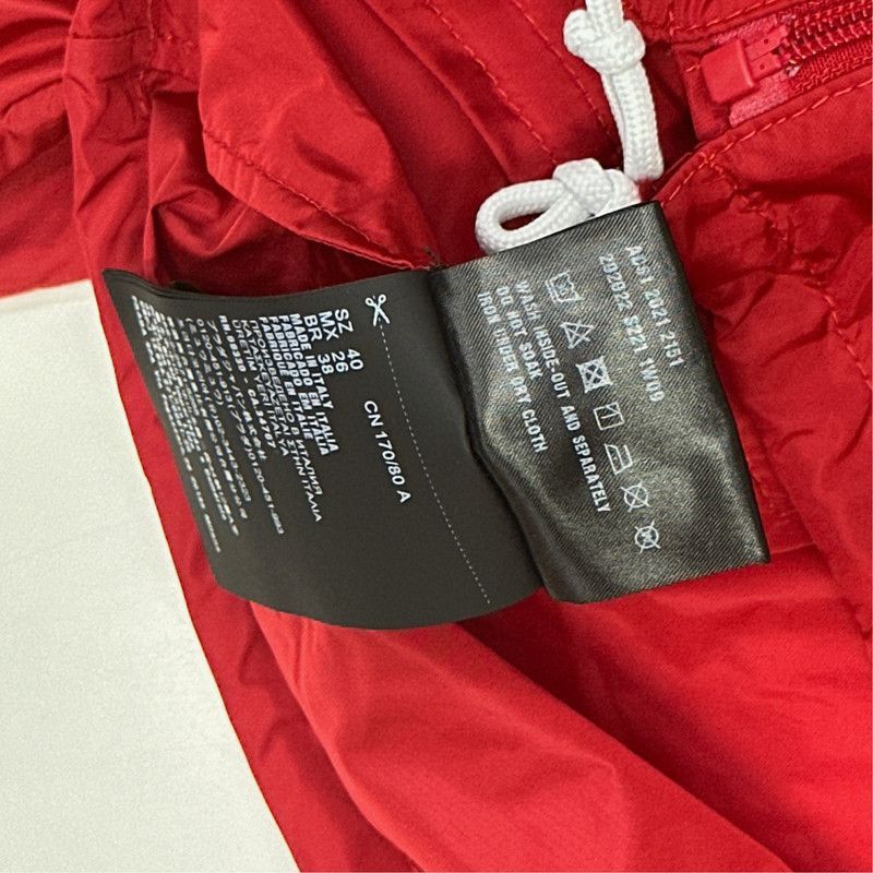 Prada Prada Red Logo Print Hooded Jacket-2506 Size US S / EU 44-46 / 1 - 3 Thumbnail