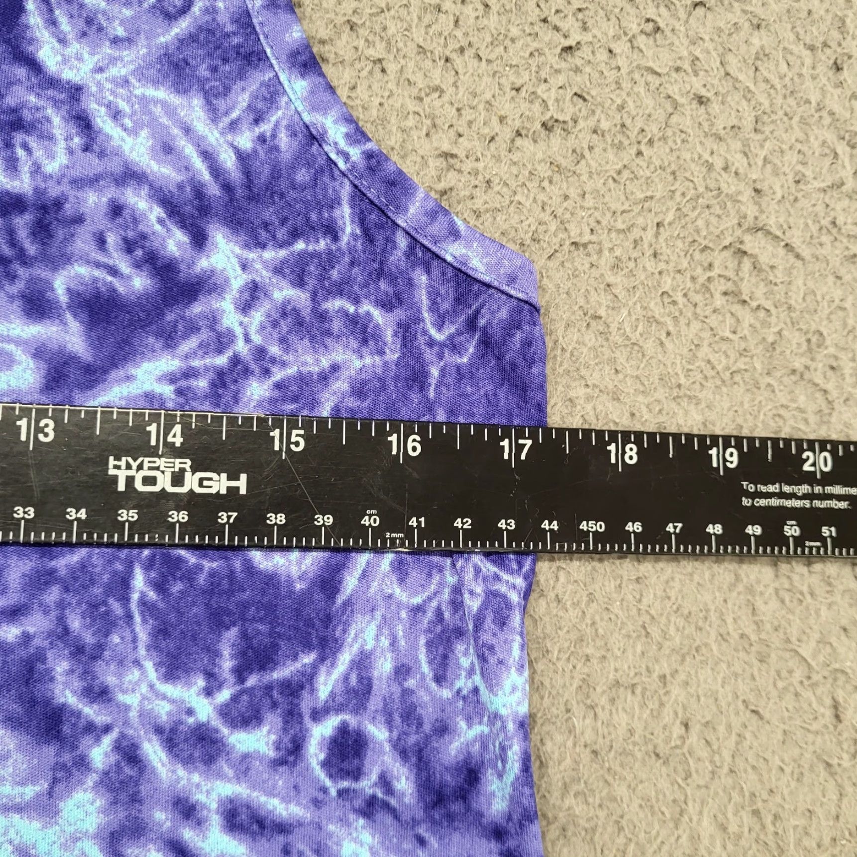 Vintage Exertek Tank Top Women's Medium Purple Marble Athletic Fitness Yoga Shirt Sleeveless Racerback Size M / US 6-8 / IT 42-44 - 7 Thumbnail