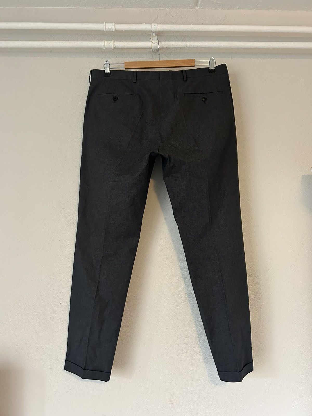 Prada Grey Cotton Pants Size US 38 / EU 54 - 7 Thumbnail