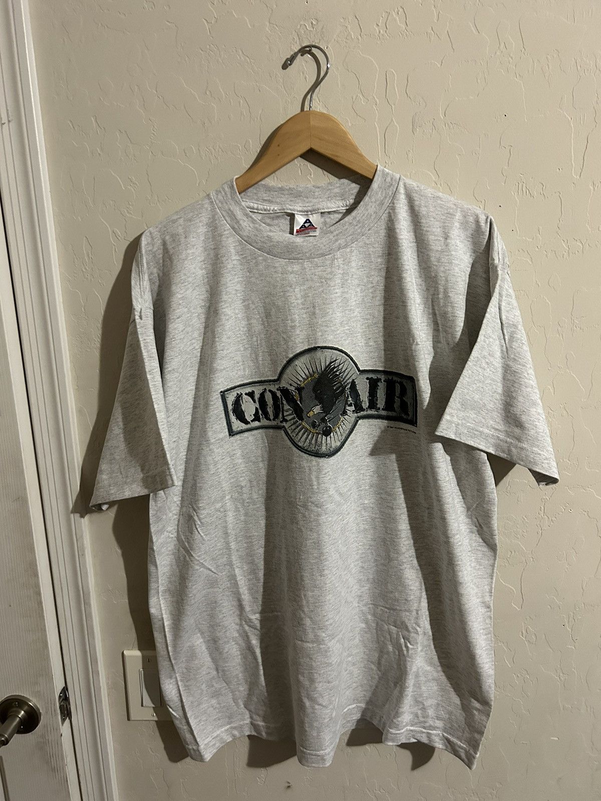 Vintage Vintage Con Air 1997 Movie Promo Tee Shirt Size US XL / EU 56 / 4 - 5 Thumbnail