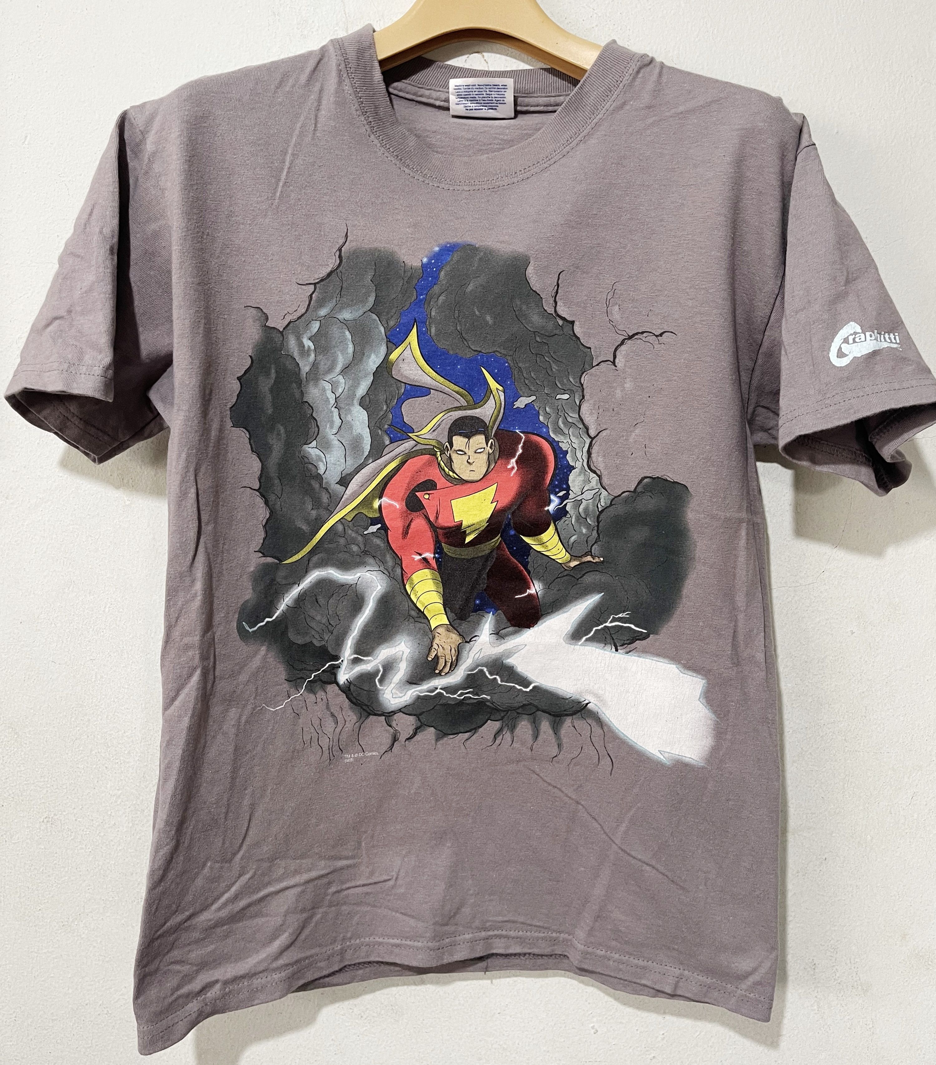 Cartoon Network × DC Comics × Vintage Vintage 2003 Shazam Shirt Size US S / EU 44-46 / 1 - 1 Thumbnail