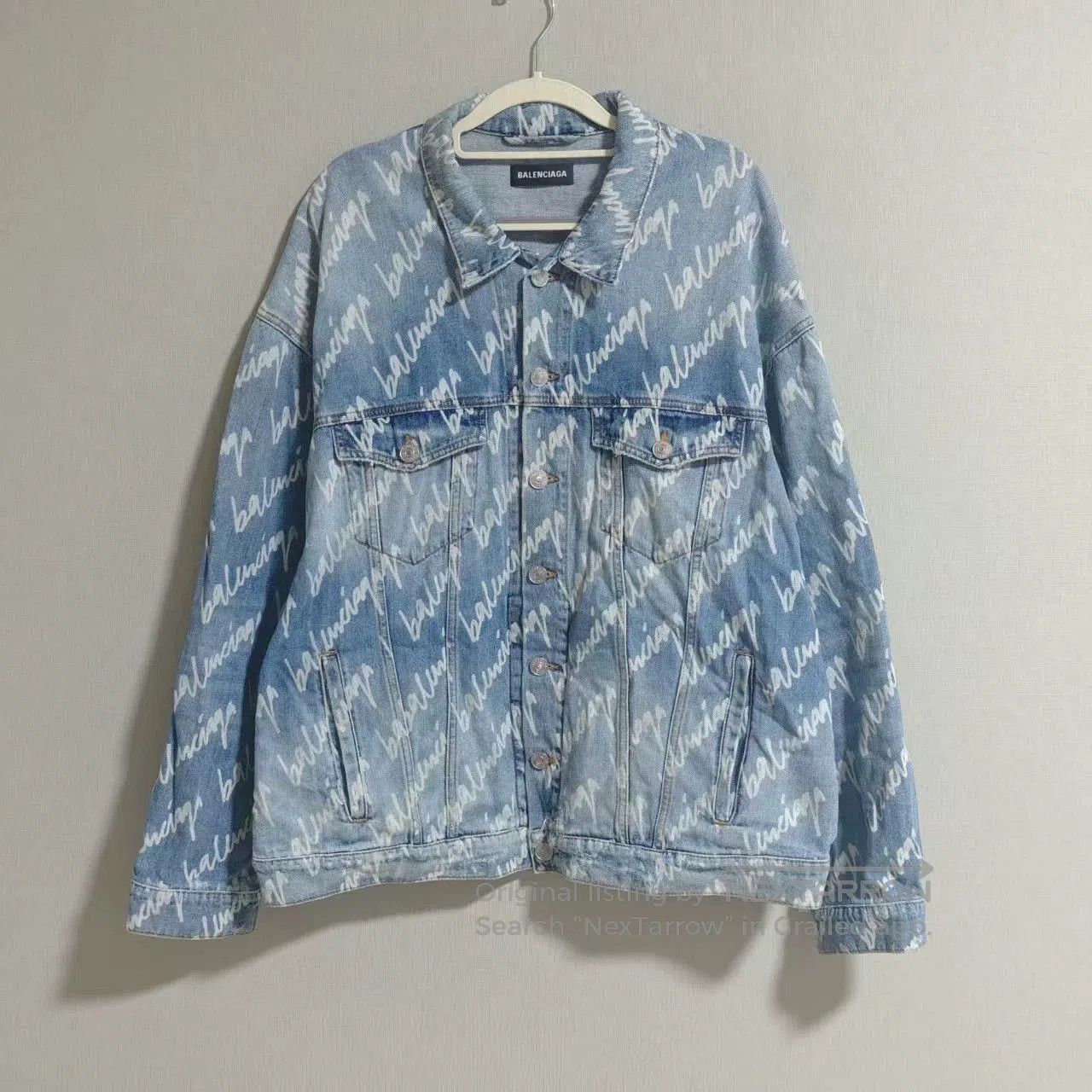 Balenciaga Balenciaga Blue Denim Jacket. Size US L / EU 52-54 / 3 - 1 Thumbnail