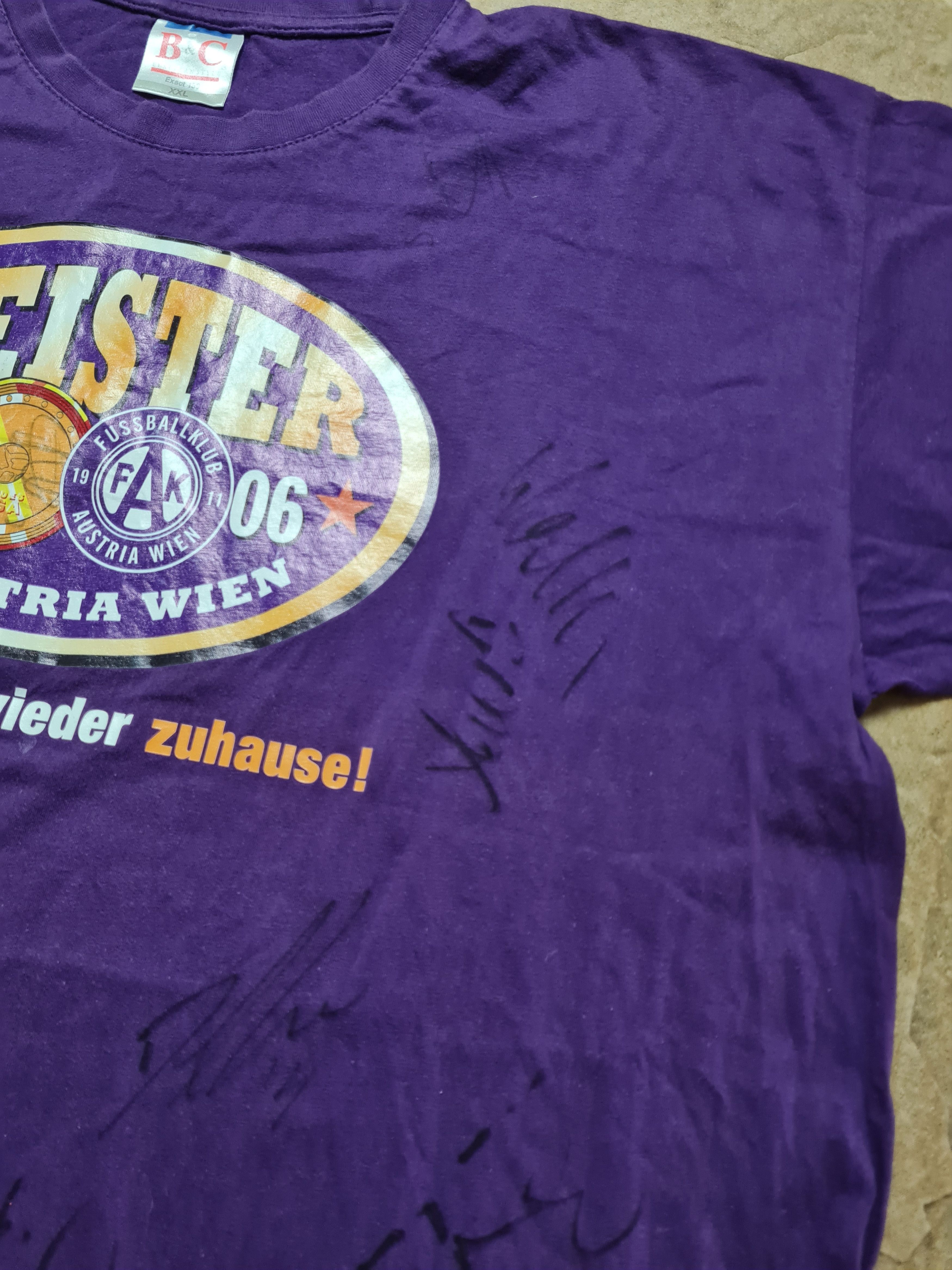 Other Vintage Jersey MEISTER 2006 FK AUSTRIA WIEN T-shirts Size US XXL / EU 58 / 5 - 11 Thumbnail