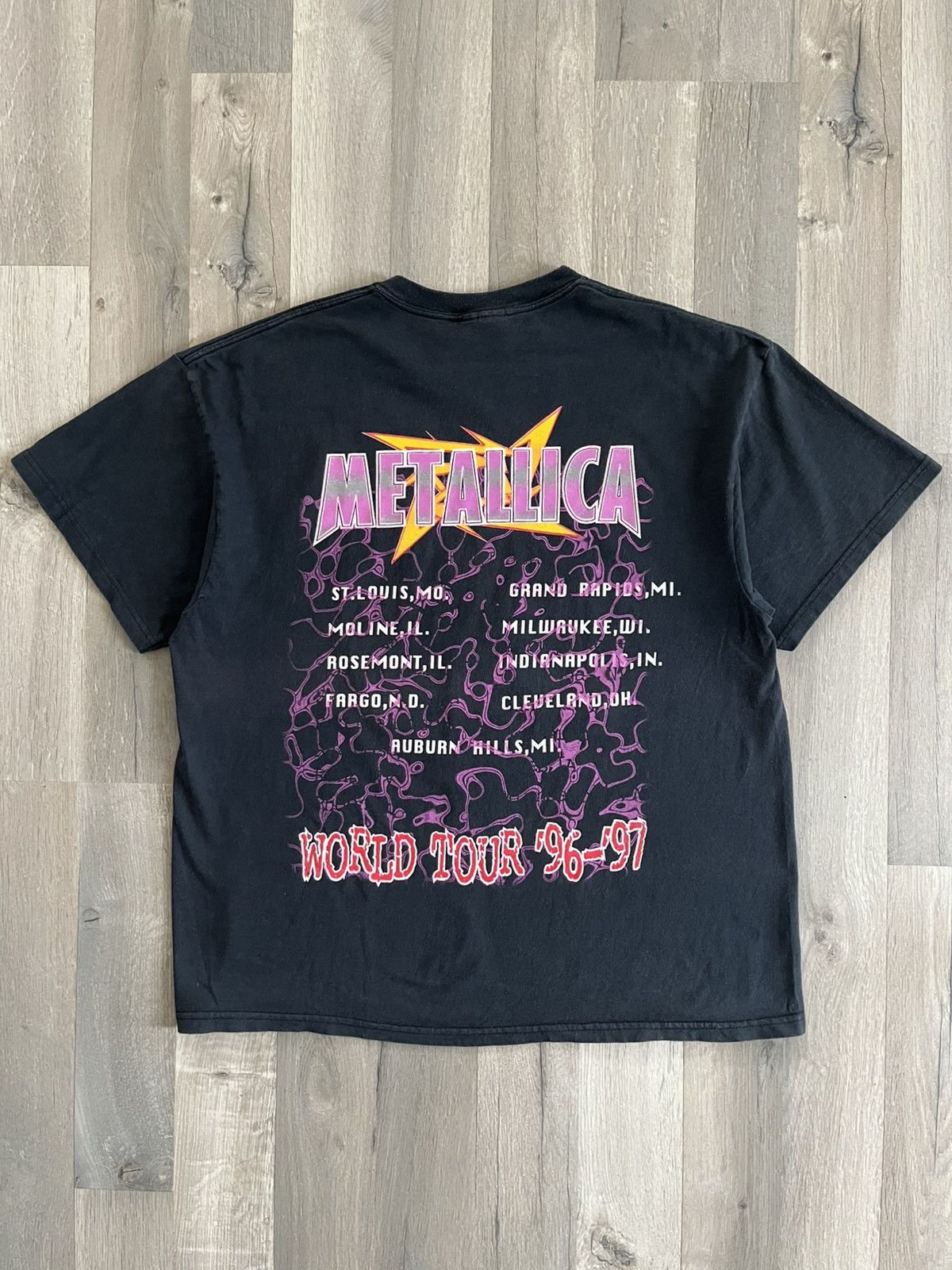 Metallica ‘96 - ‘97 Metallica Load Tour Tee Size US L / EU 52-54 / 3 - 2 Thumbnail