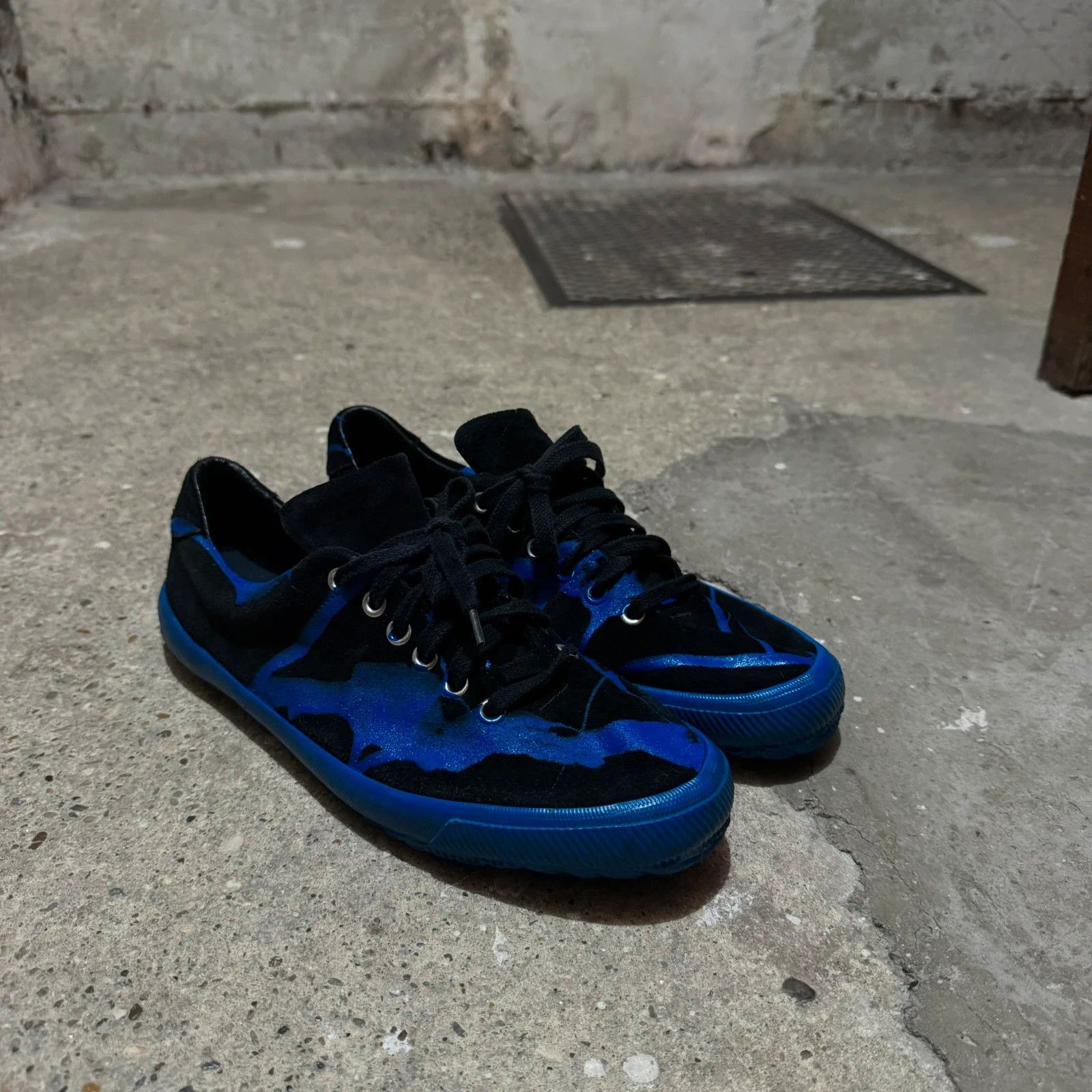 Comme des Garcons Homme Plus Comme des Garcons homme plus x Novesta drip low top sneakers Size US 8 / EU 41 - 1 Thumbnail