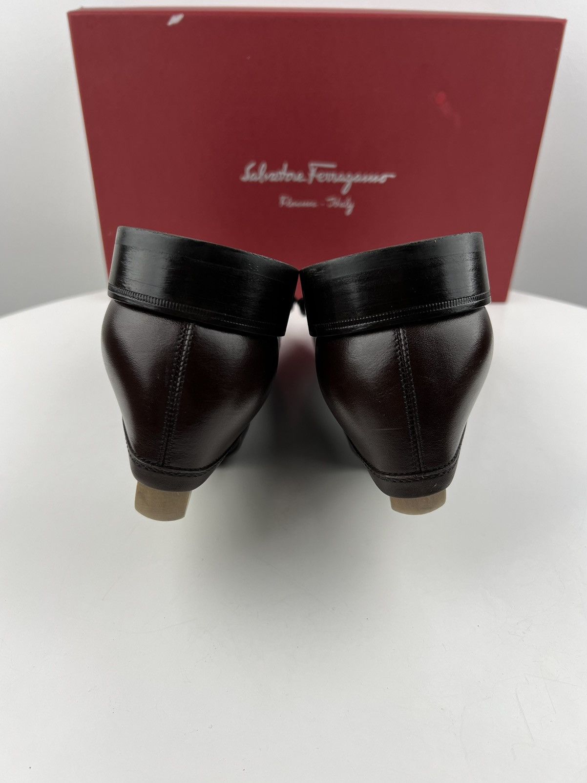 Salvatore Ferragamo SALVATORE FERRAGAMO Derby Leather Shoes MURANO Perforated Size US 8.5 / EU 41-42 - 10 Thumbnail