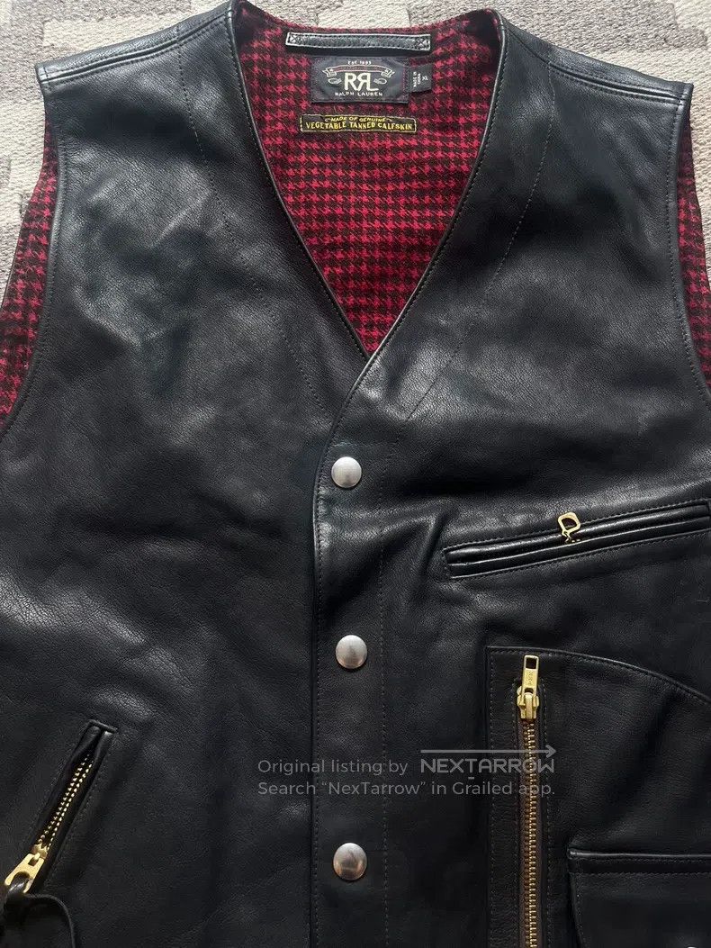 RRL Ralph Lauren RRL Ralph Lauren Leather vest, leather clothing, and fur i Size US XL / EU 56 / 4 - 2 Thumbnail